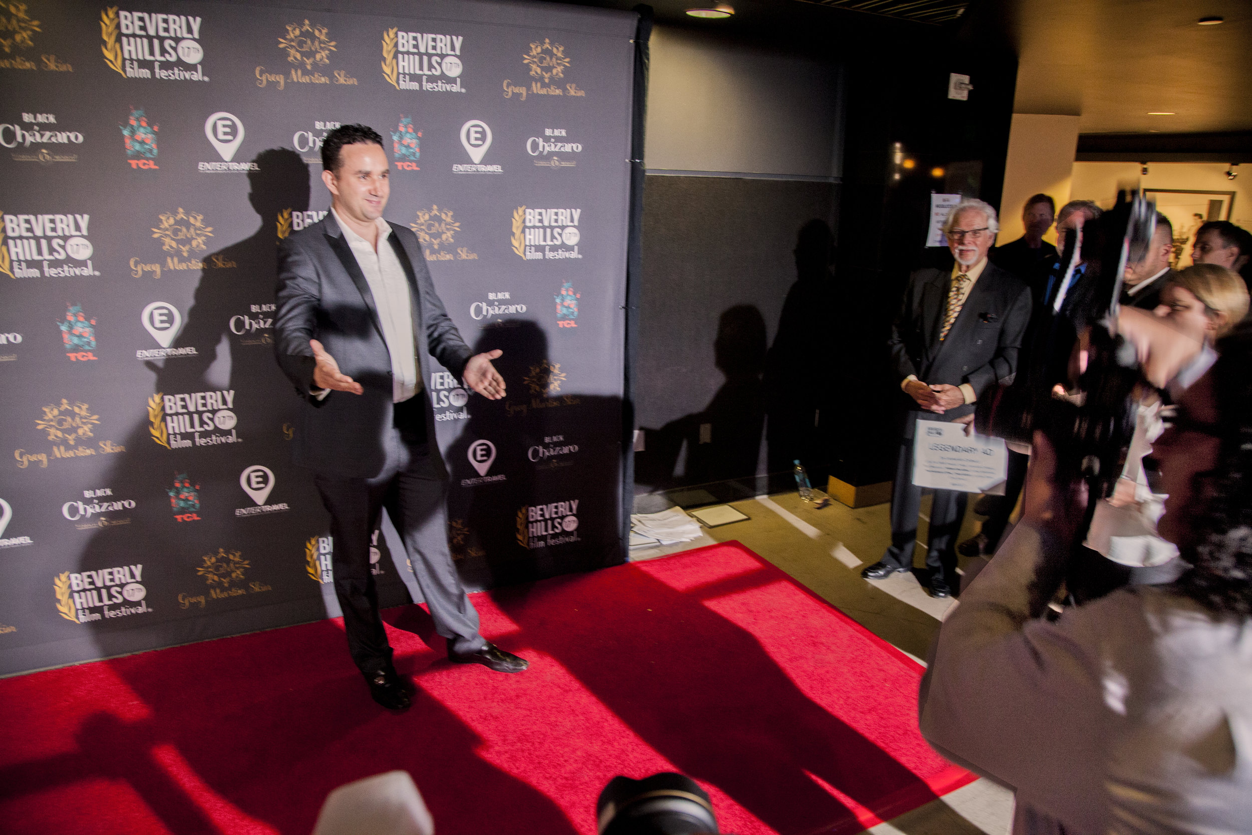 Diretor Leonardo Corbucci during Red Carpet of the "Beverly Hills Film Festival"