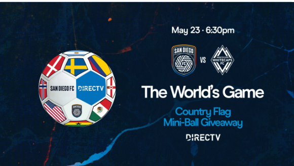 Join Ivy+ on May 23 for San Diego FC v. the Vancouver Whitecaps for the World's Game!