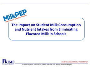 Impact on Milk Consumption & Nutrient Intakes from Eliminating Flavored Milk in Schools 2011.jpg