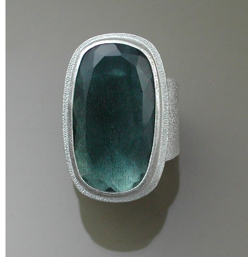 Moss Aquamarine Ring