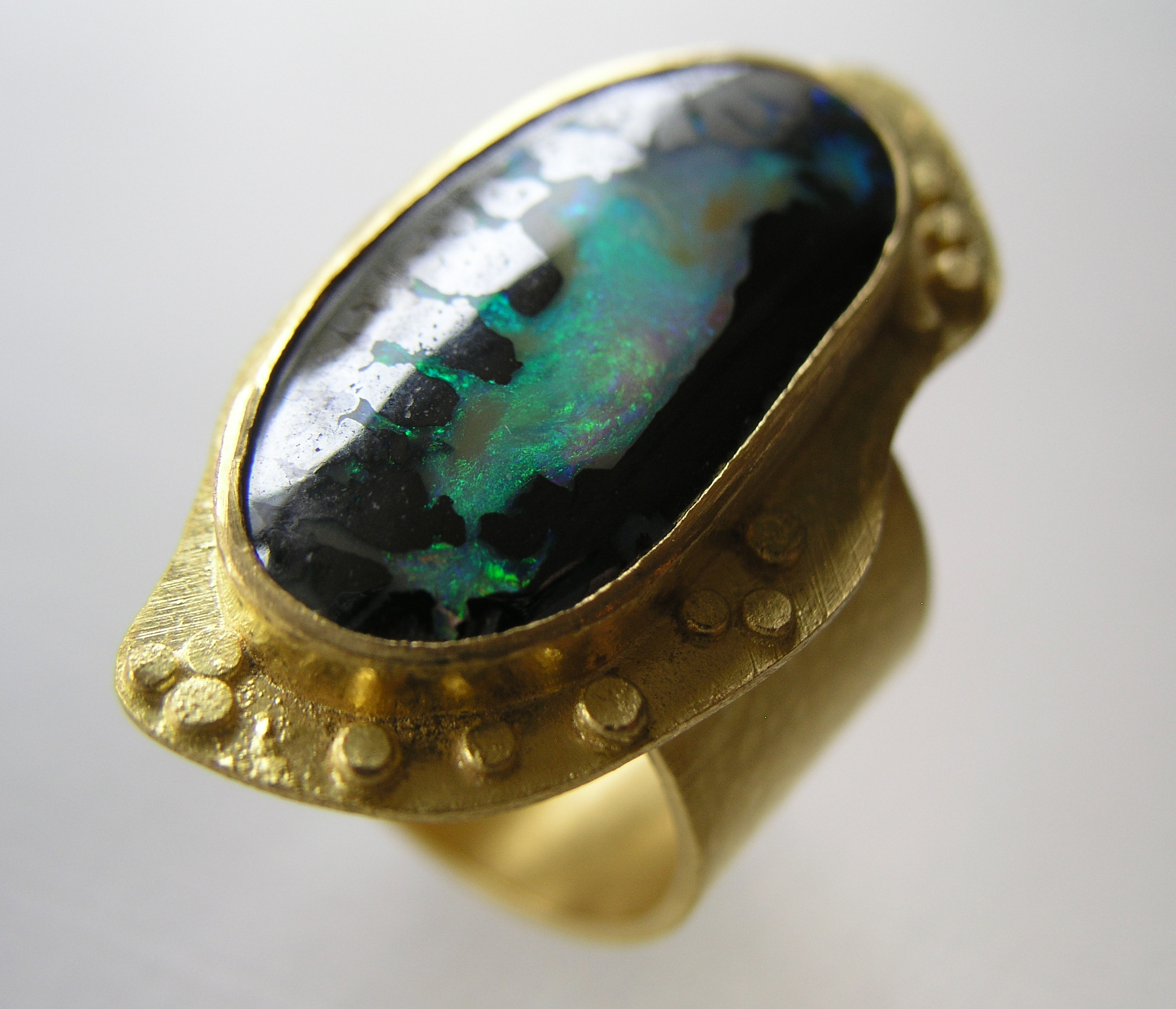 22K Koroit Opal Ring