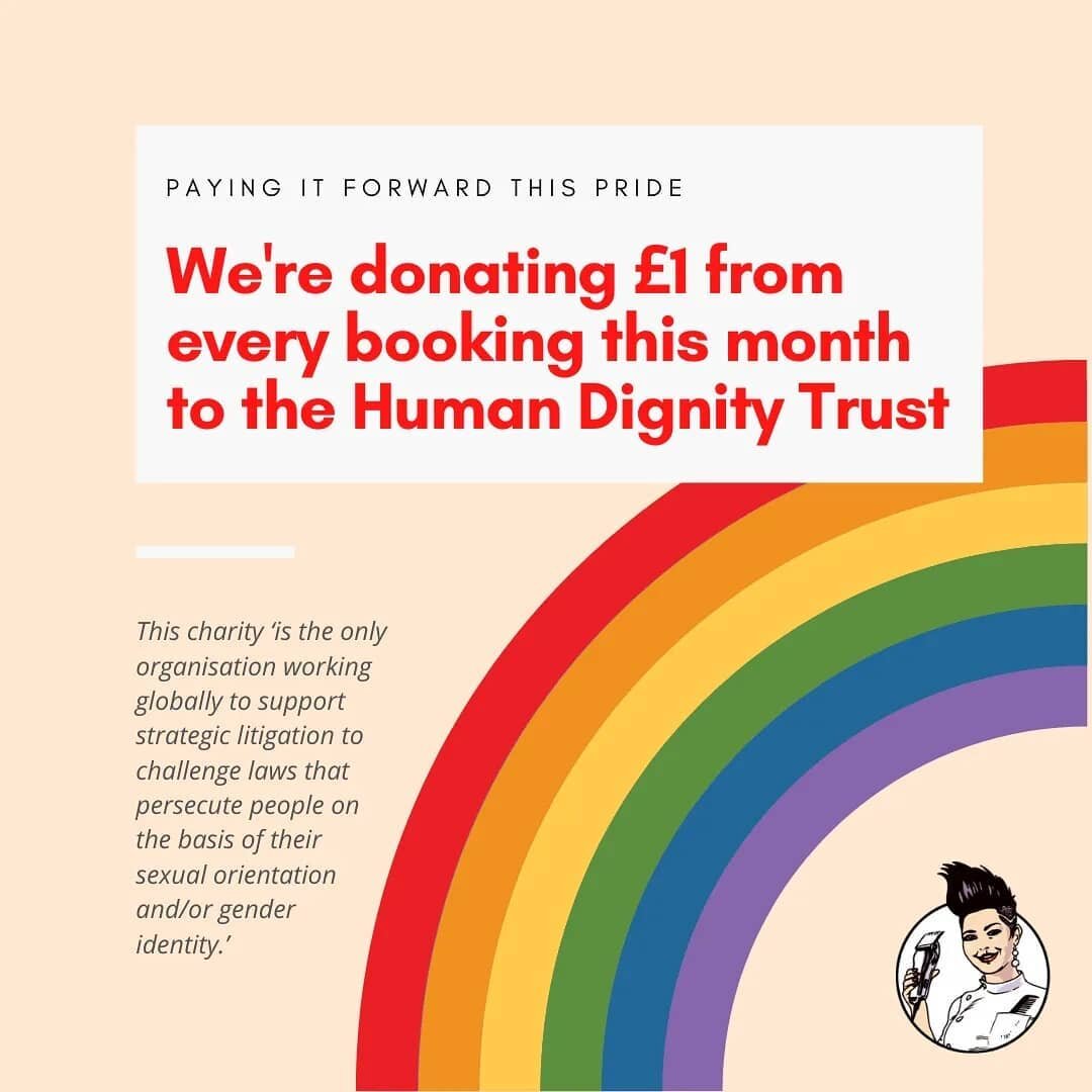 To&nbsp;pay it forward&nbsp;this&nbsp;Pride, we&rsquo;re&nbsp;donating &pound;1&nbsp;from every booking to the&nbsp;Human Dignity Trust. (@humandignitytrust)

This charity&nbsp;&lsquo;is the only organisation working globally to support strategic lit