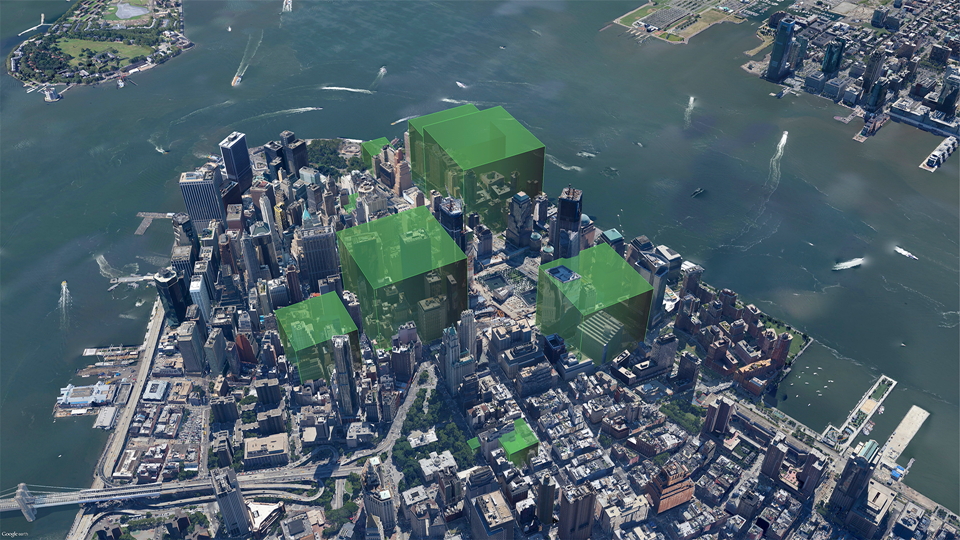  Daily PM2.5 emissions from buildings in Lower Manhattan AFTER conversion 