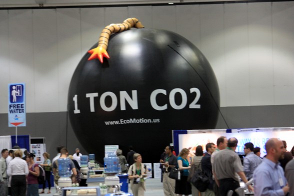  THE Ton displayed at the annual conference of the Association for the Advancement of Sustainability in Higher Education in Los Angeles, 2012 