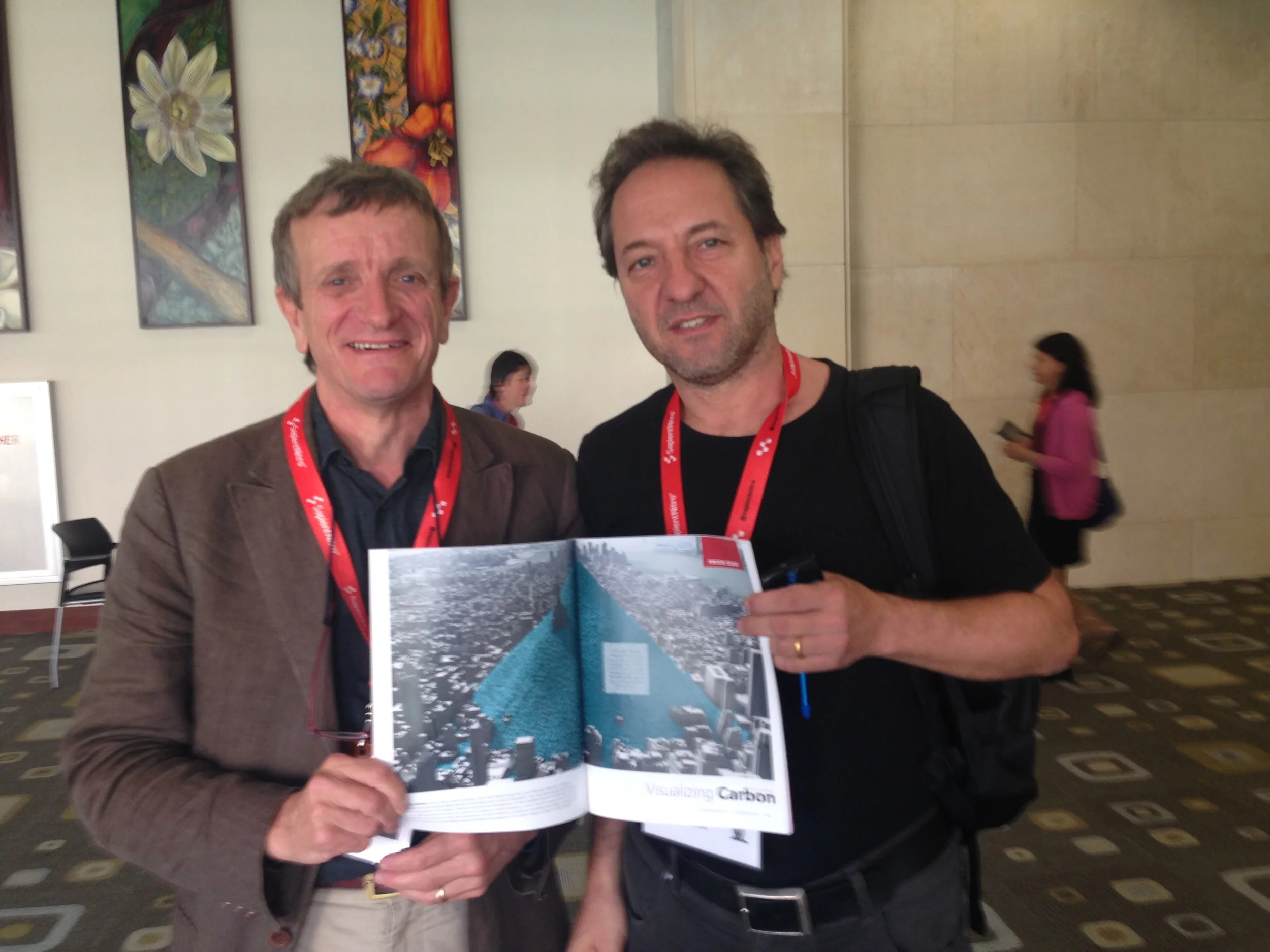 Antony Turner and Jo Confino at SXSW Eco