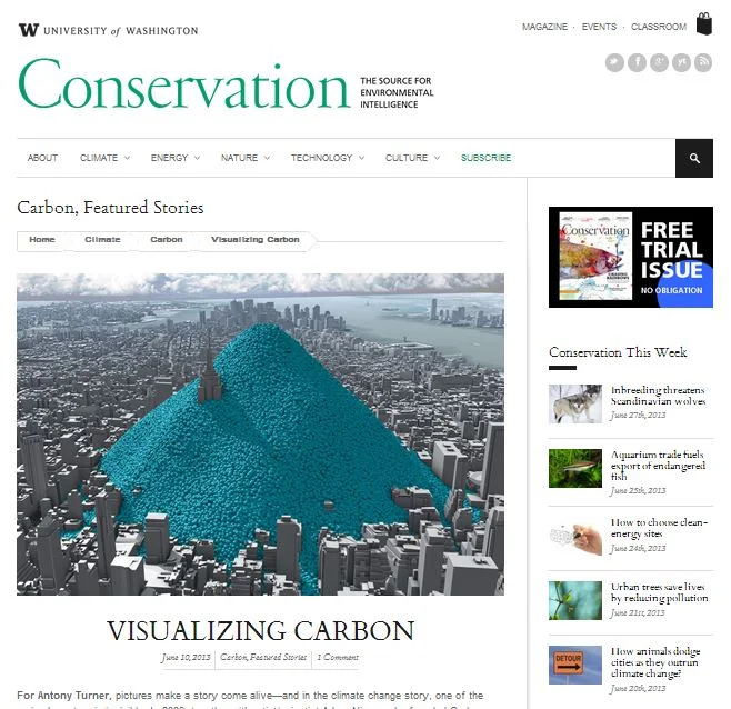 Pictures make a story come alive—and in the climate change story, one of the main characters is invisible.