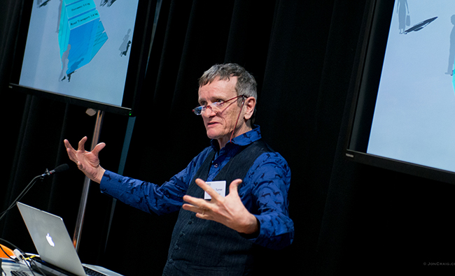 CEO Antony Turner speaking at the Cleanweb Event