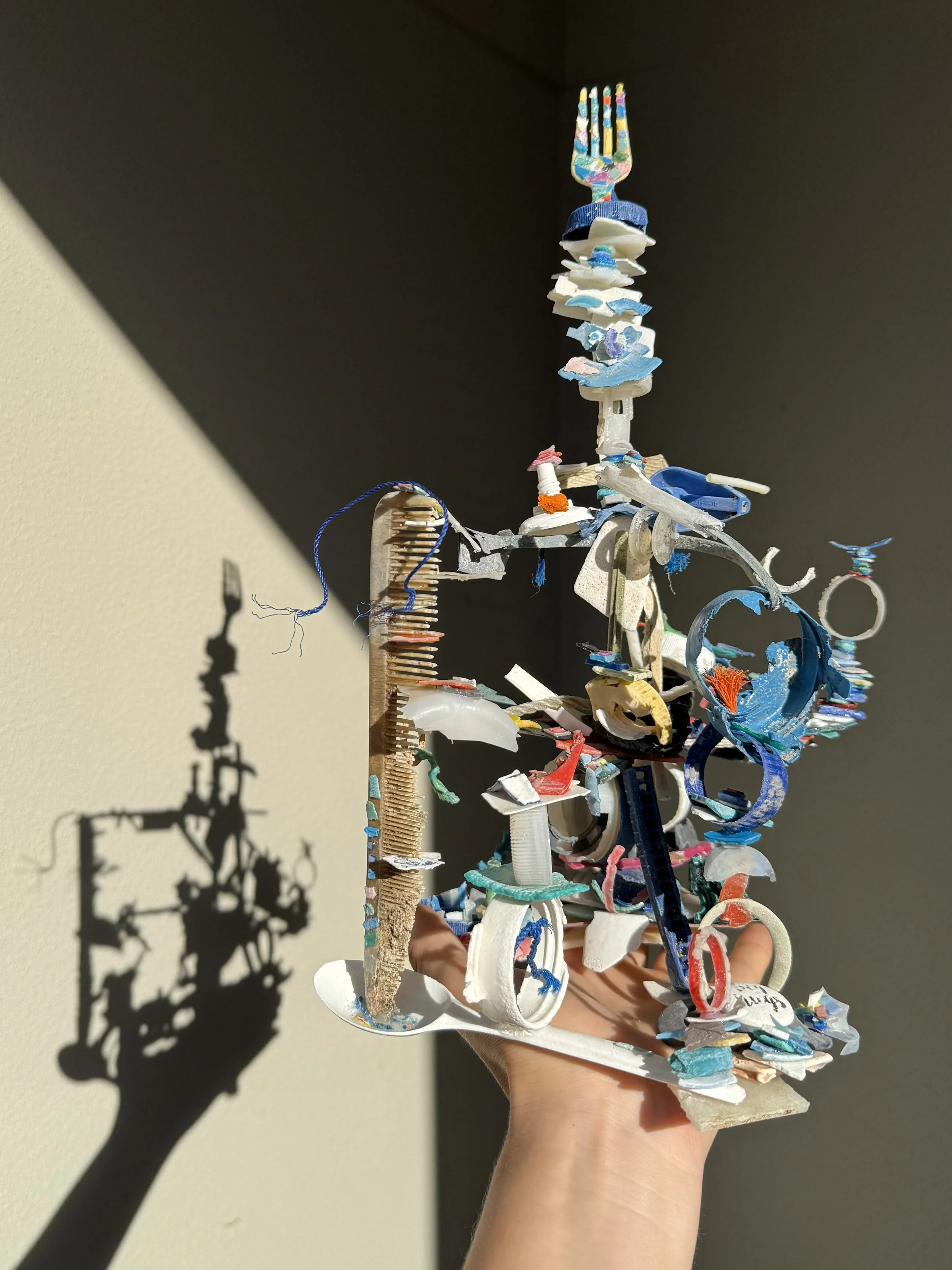 Neptune's Delusion, Marine Debris, 2025 (Environmental Art Award Winner, 1770 Art Show 2025)