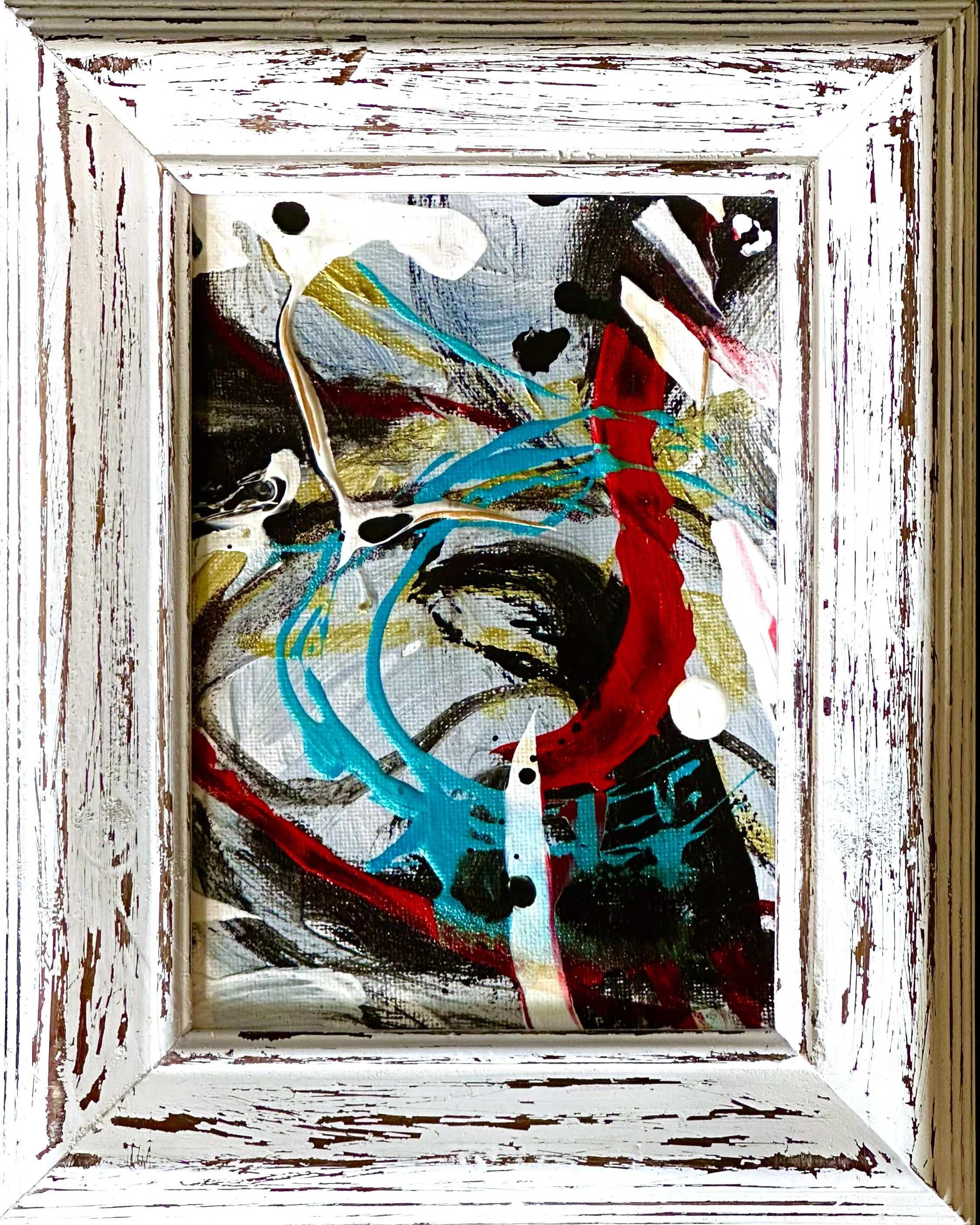 Jazz I, Acrylic on Canvas, 16x12cm, 2023