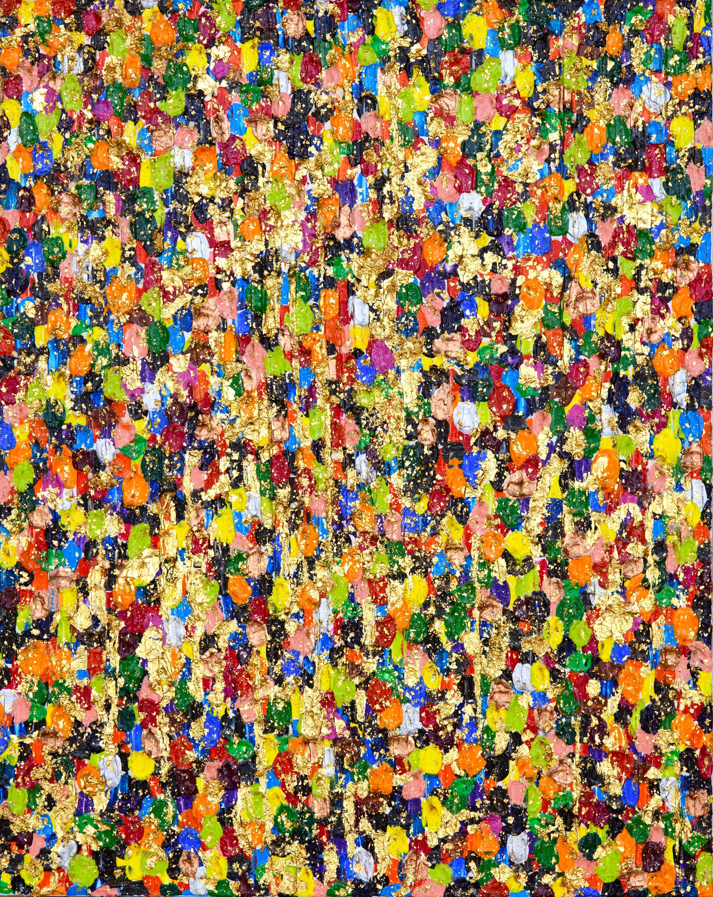 Fairy Dust, Mixed Media on Canvas, 40x30cm, 2023