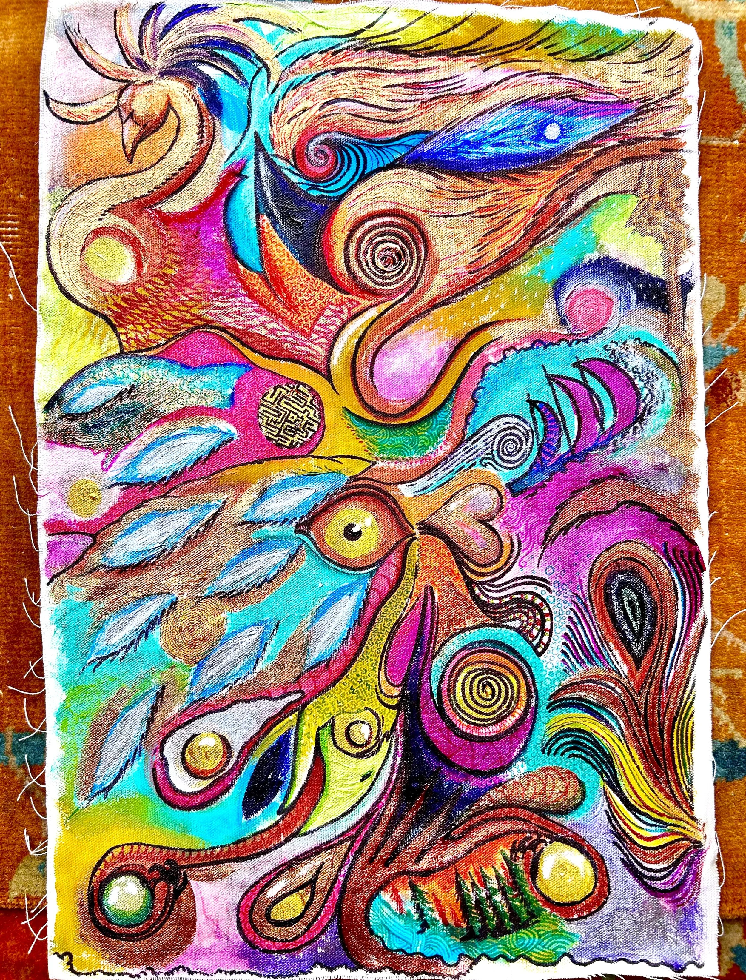 Intuitive Collaboration between cousins Jen Hollstein & Ollie Fearn, 2024