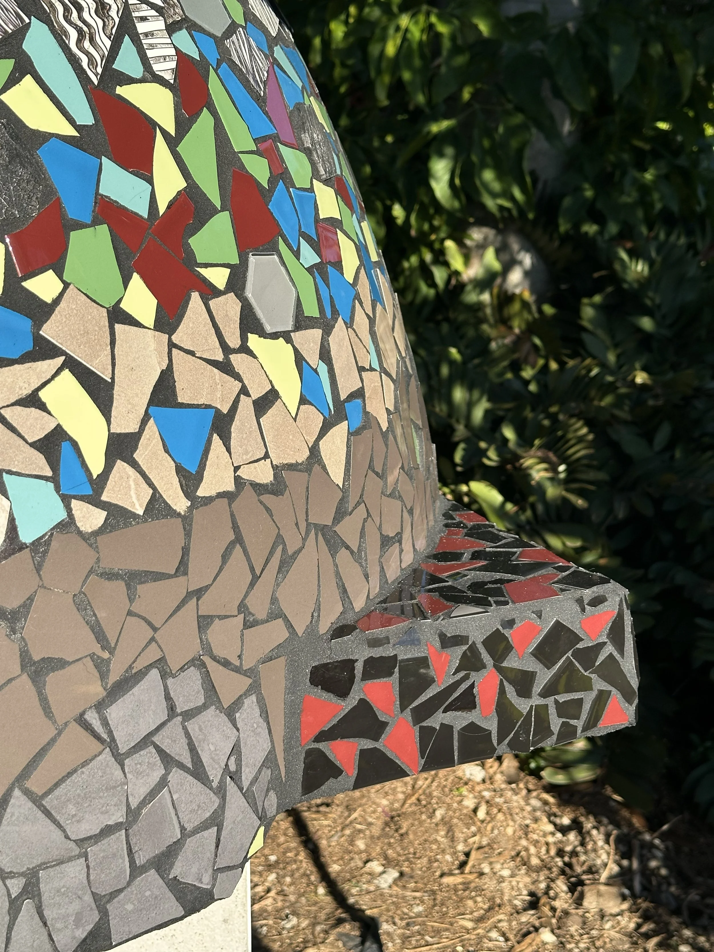 Pizza Oven, Recycled Tiles, 2024