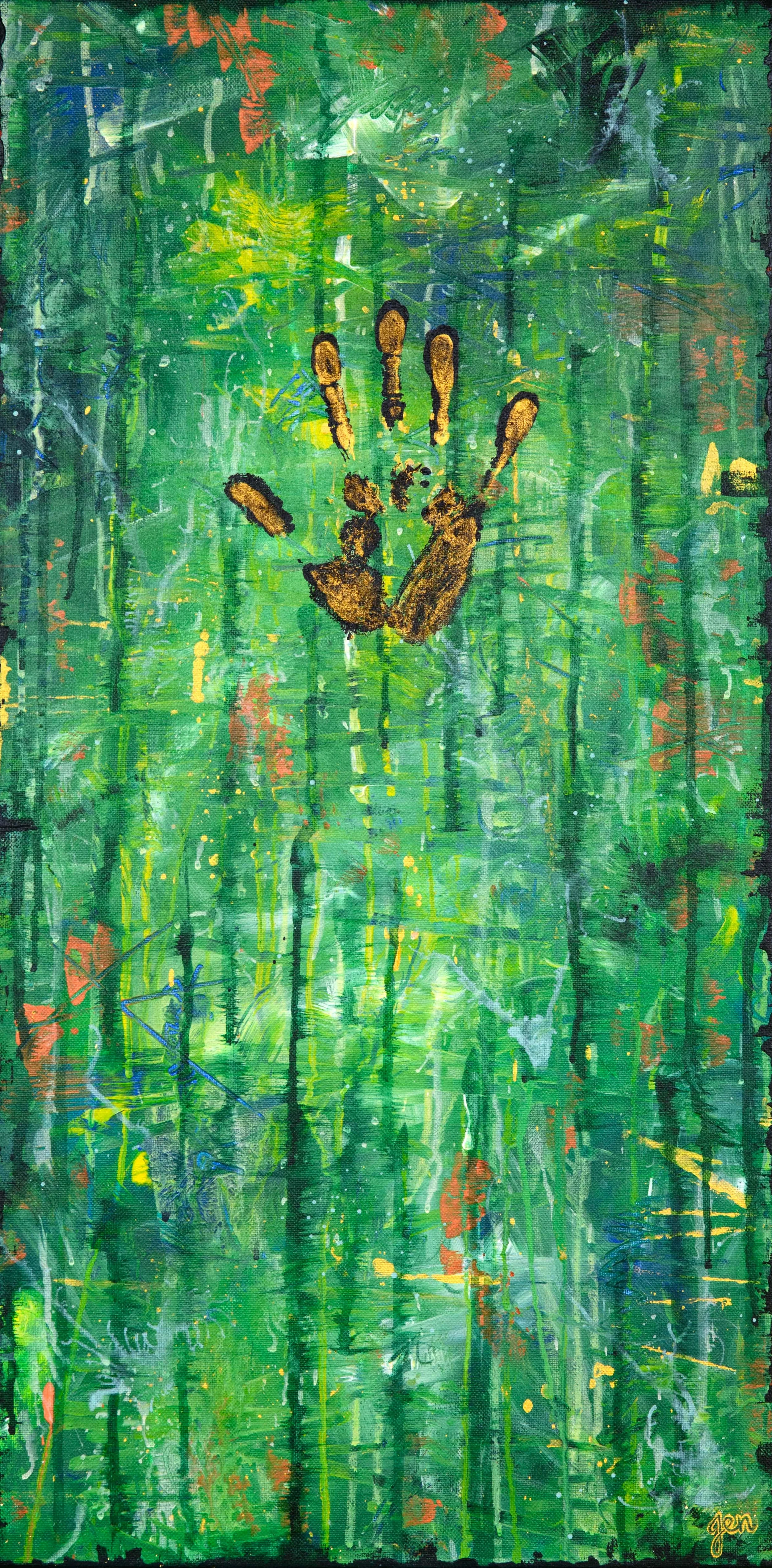 Panic Attack, Acrylic on Canvas, 80x30cm, 2021