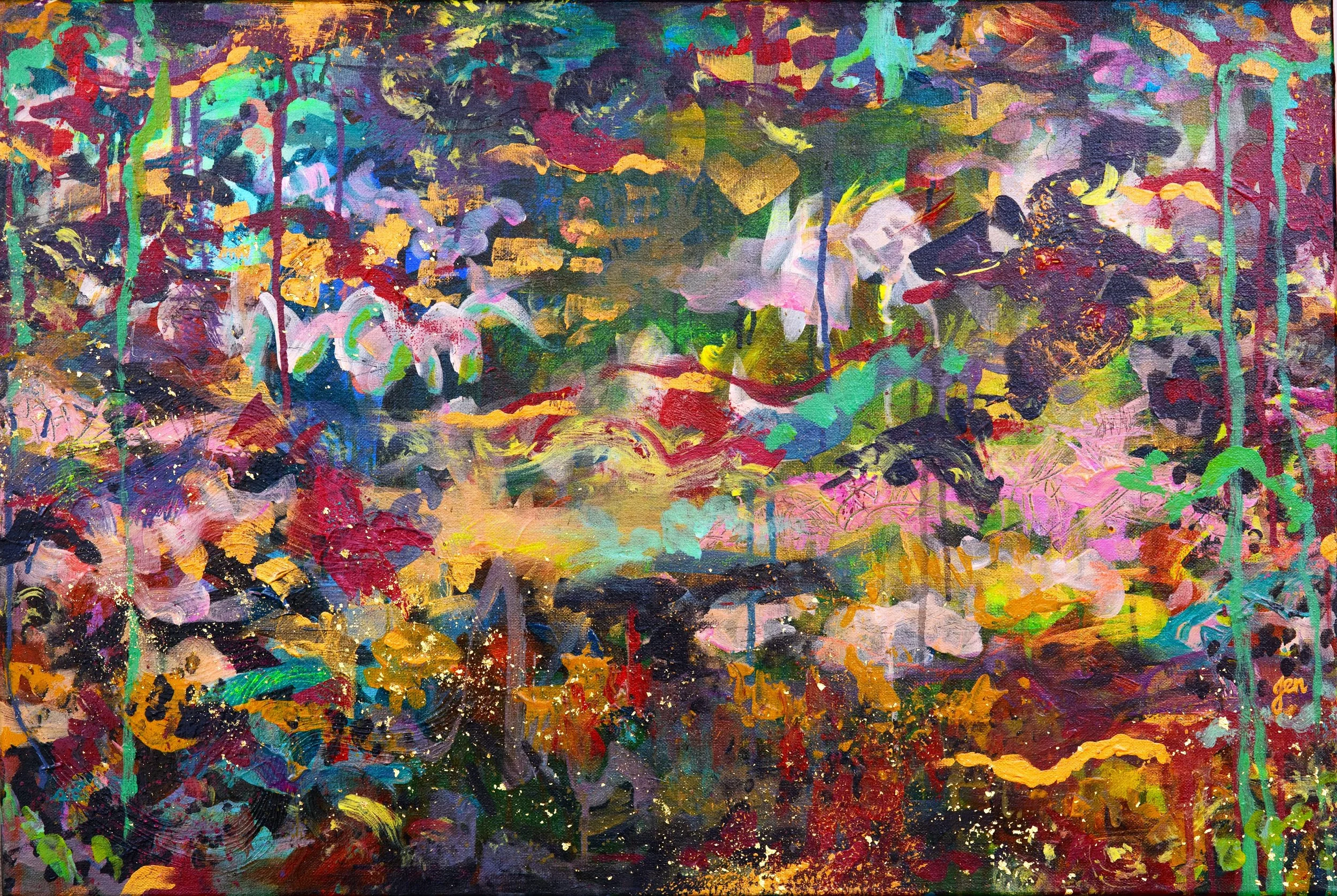 Symphony, Acrylic on Canvas, 50x70cm, 2022