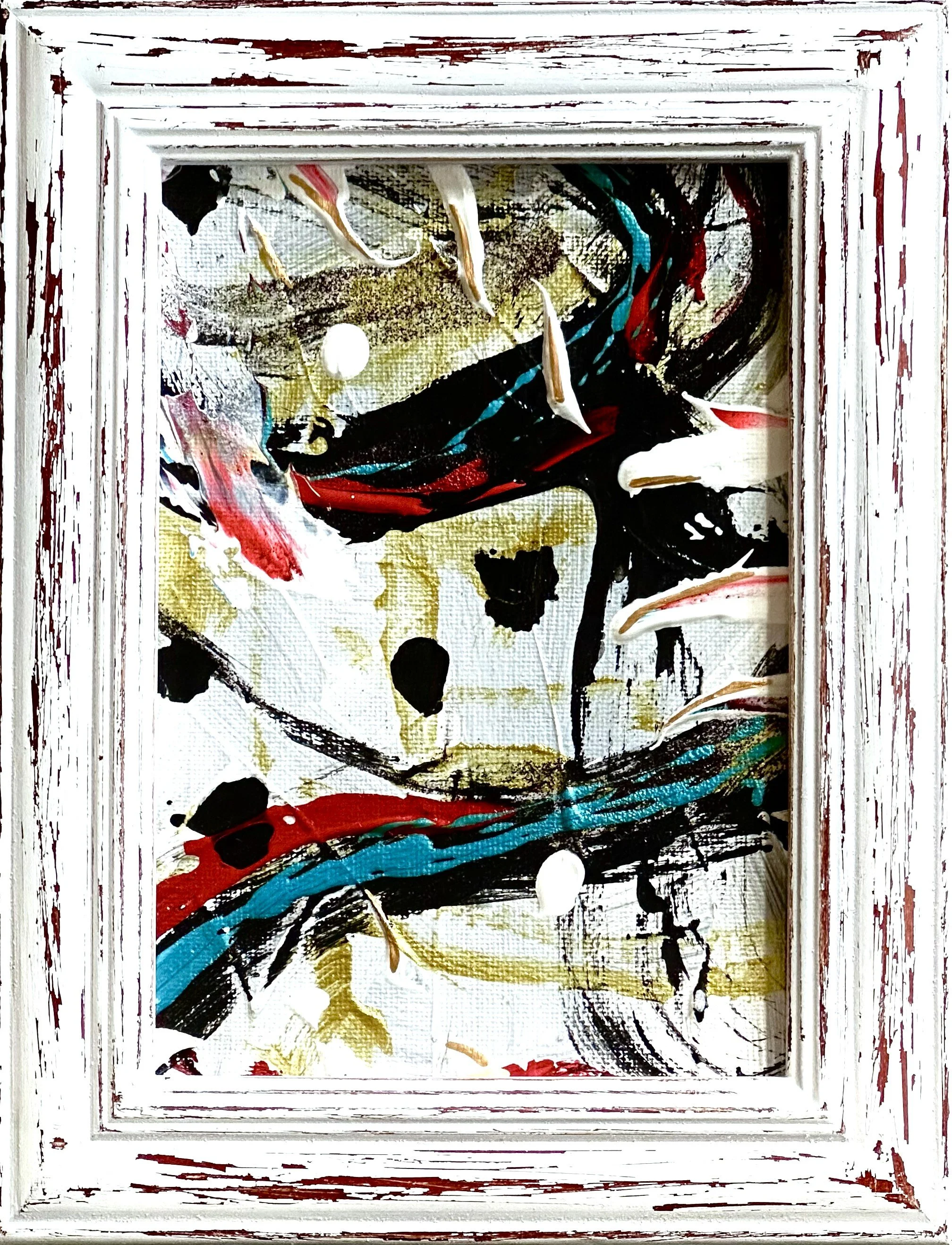 Jazz II, Acrylic on Canvas, 16x12cm, 2023