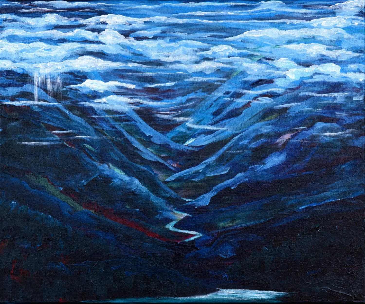 Alba, Acrylic on Canvas, 50x60cm, 2022