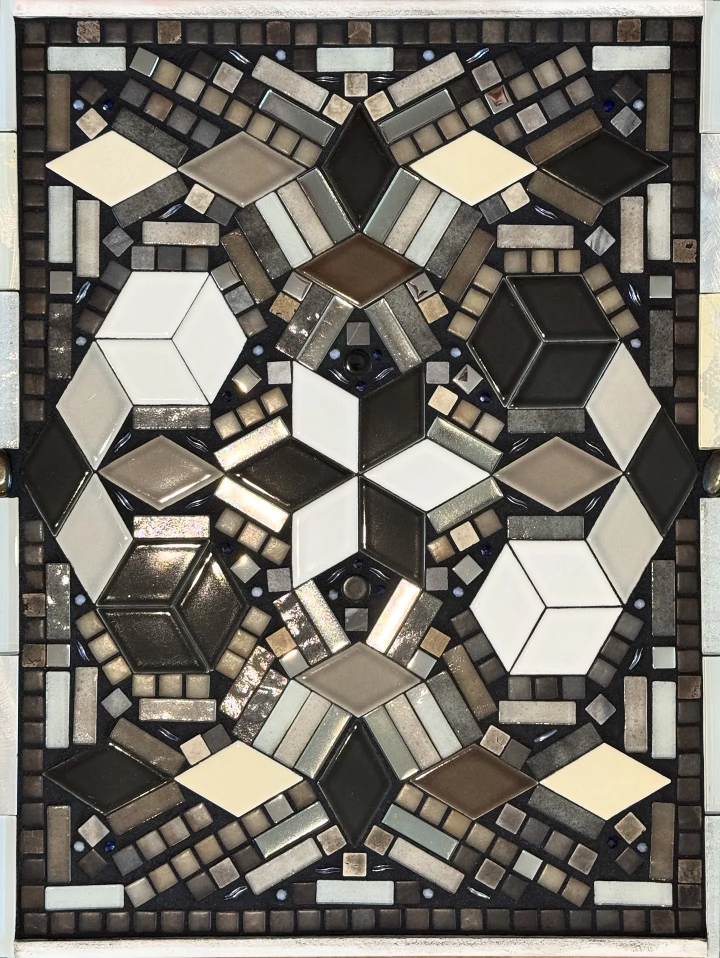 Table Top, Recycled Tiles, 2025