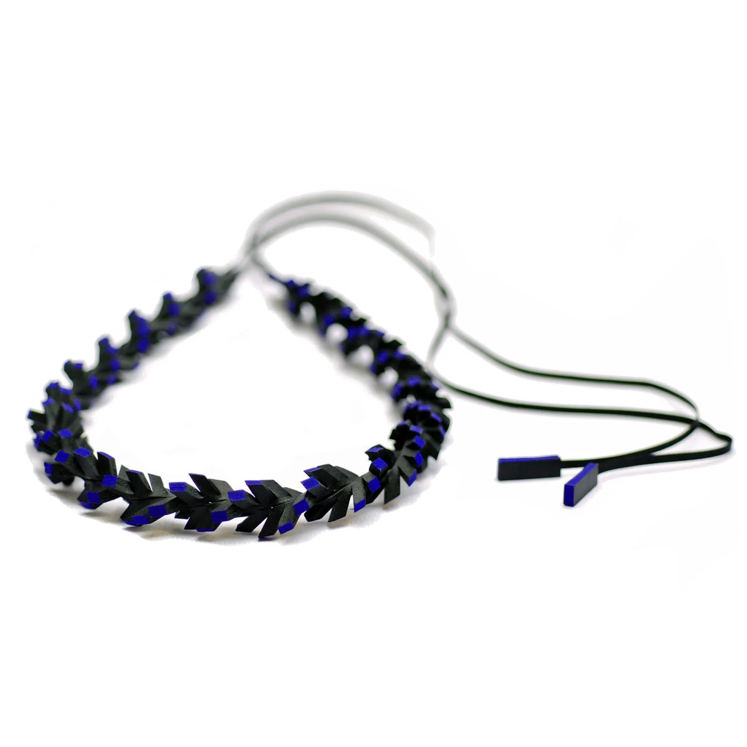 HELIX WITH RIBBON - BLACK & BLUE