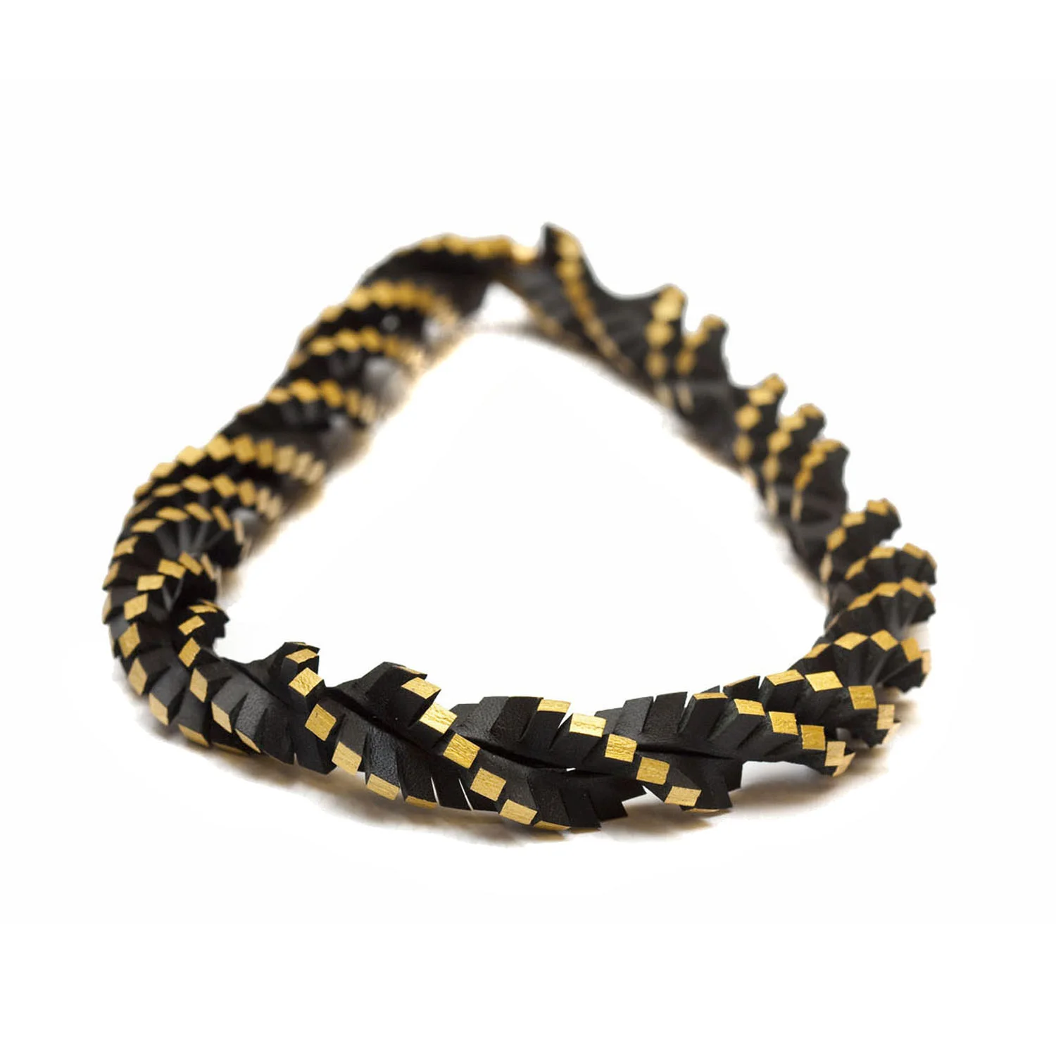 TWISTED UP - BLACK & GOLD