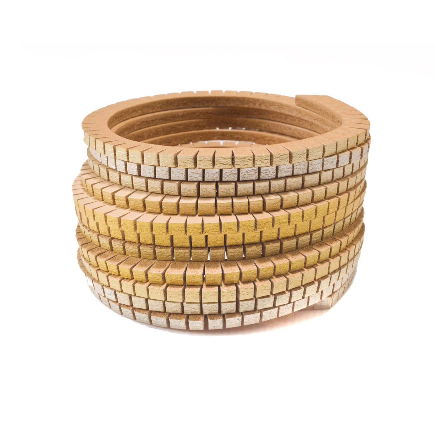 WOUND UP BRACELET - NATURAL & GOLD/SILVER