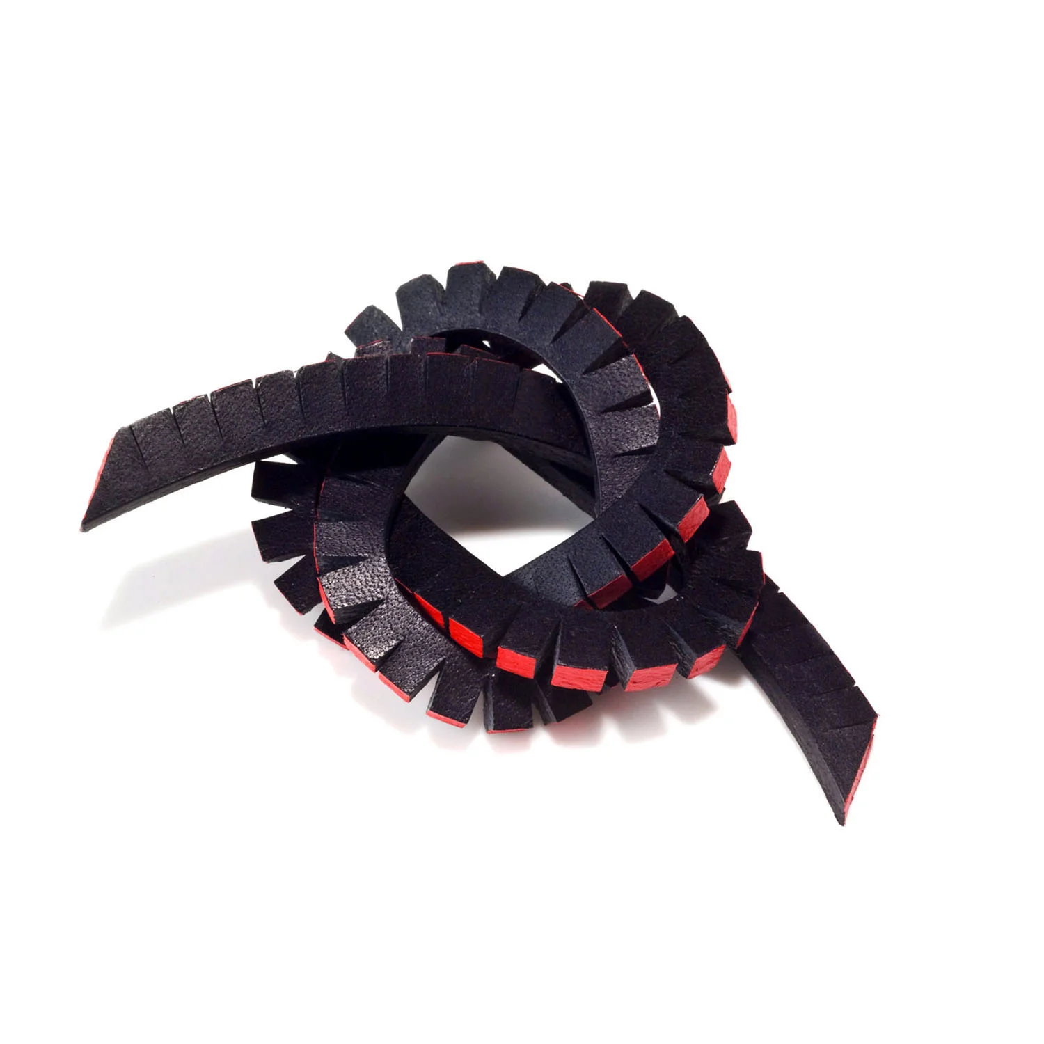 KNOTTED UP BROOCH - RED