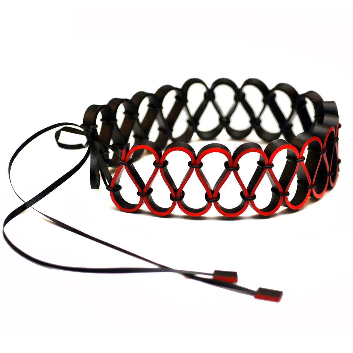 NECK RAFFLE - BLACK & RED