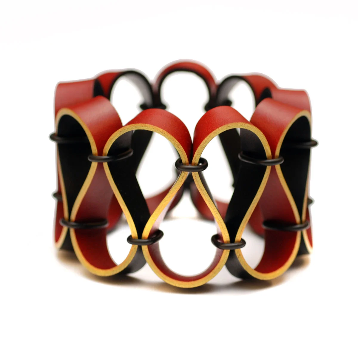 RUFFLE CUFF - TWO TONE