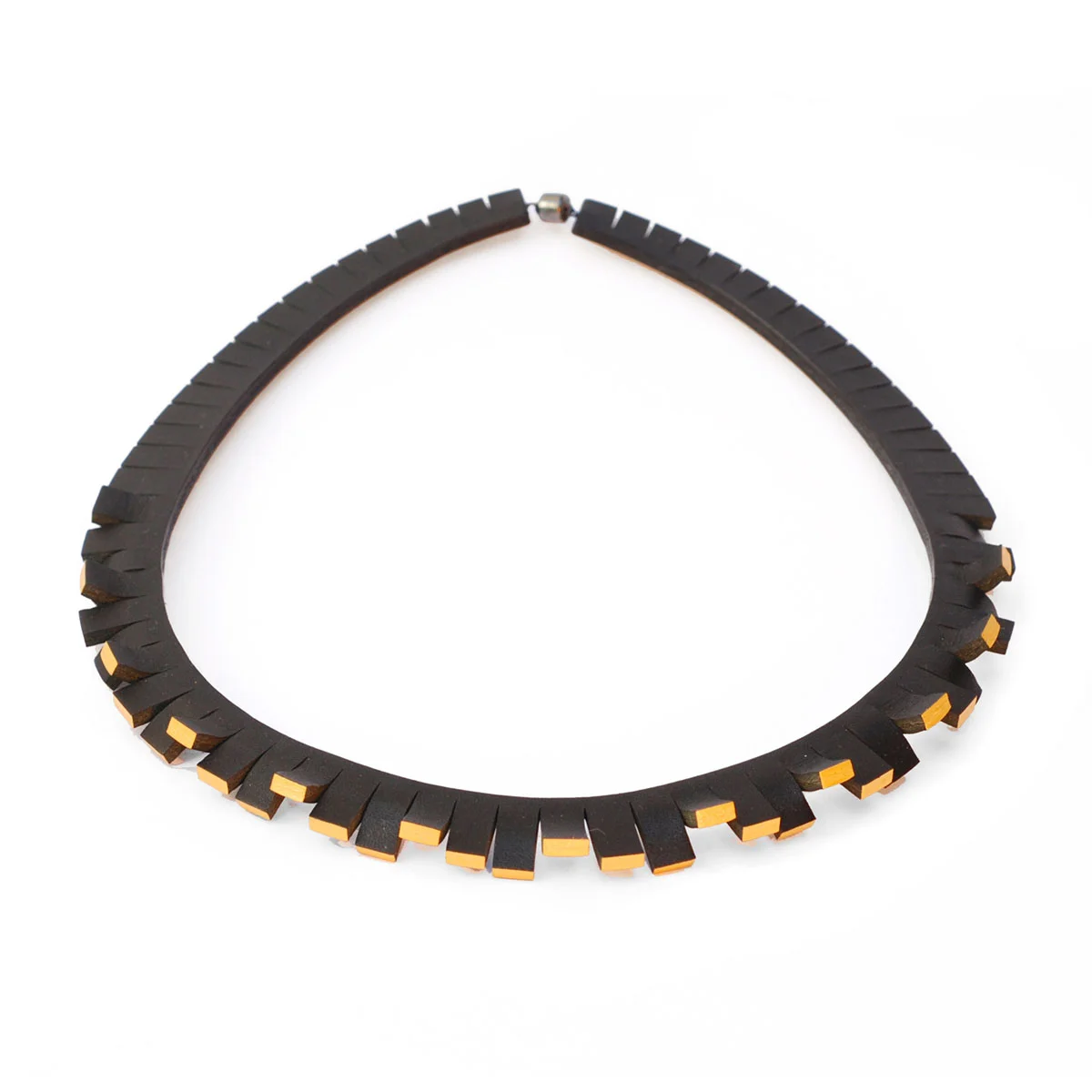 FESTIVAL NECKLACE - BLACK & GOLD