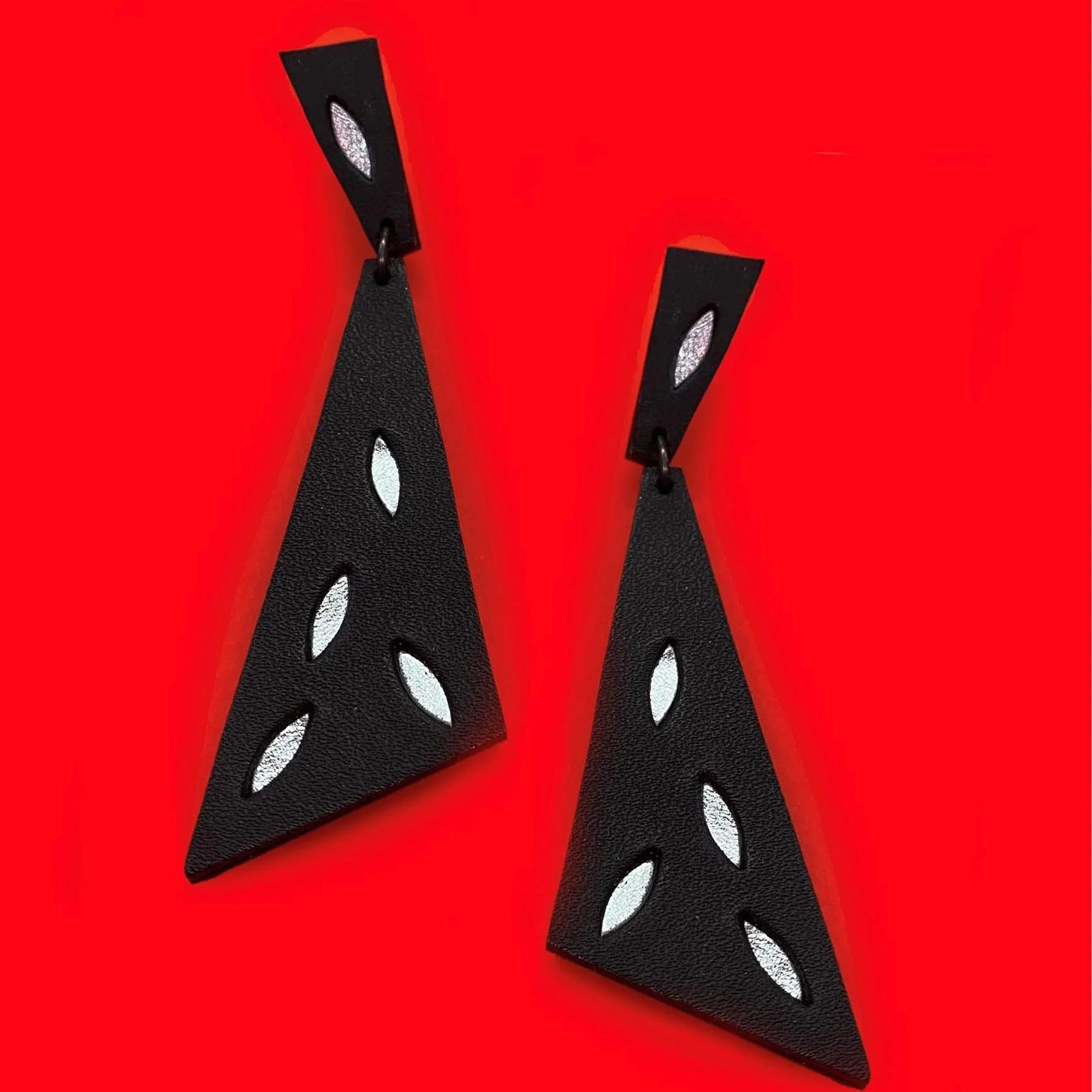 Earrings class sample - black and silver drop earrings.jpg
