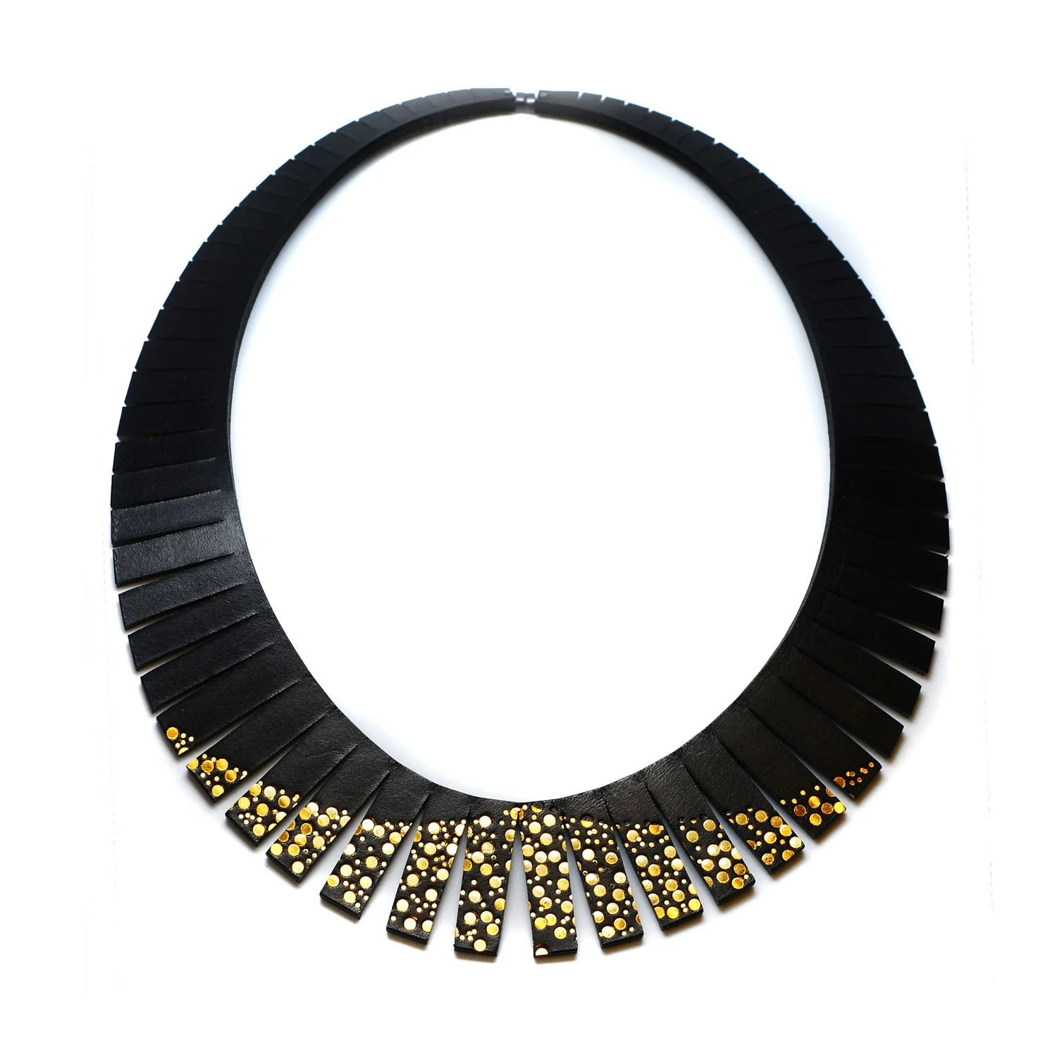 Freehand-wave-leather-necklace-black-gold-Tania-Clarke-Hall.jpg