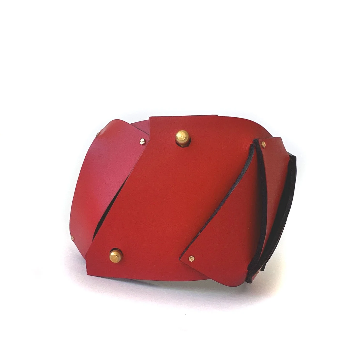 Cunard-leather-structured-cuff-red-black-Tania-Clarke-Hall-back-view.jpg