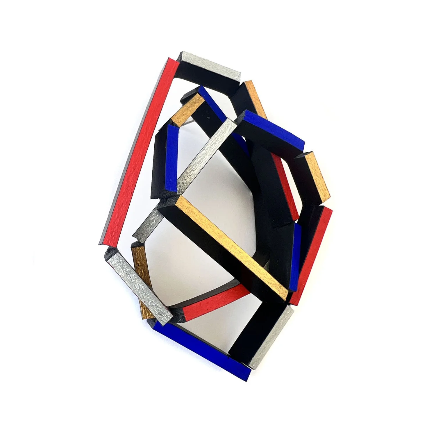 Mondrian-leather-knot-brooch-black-red-blue-silver-gold-Tania-Clarke-Hall.jpg