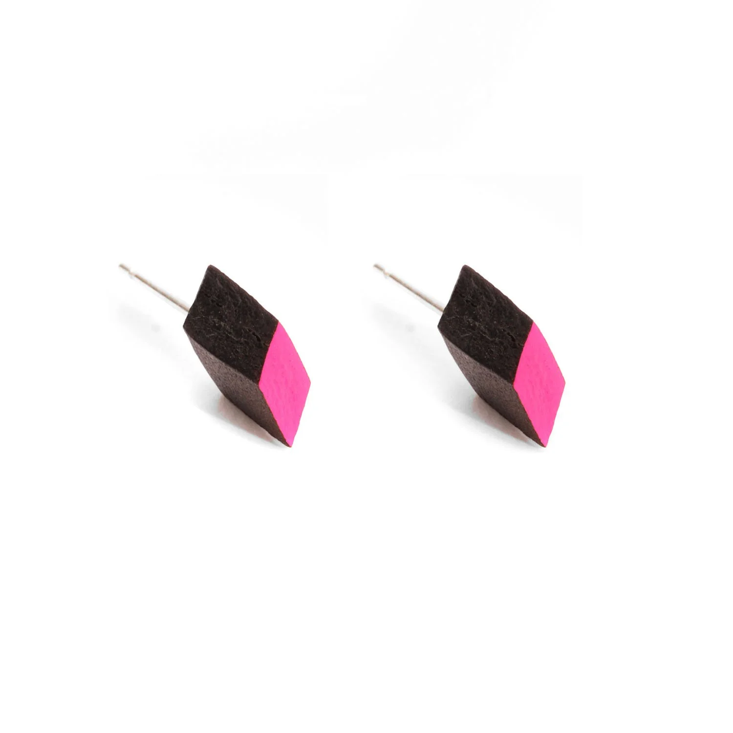 Diamond-leather-stud-earring-black-pink-Tania-Clarke-Hall.jpg