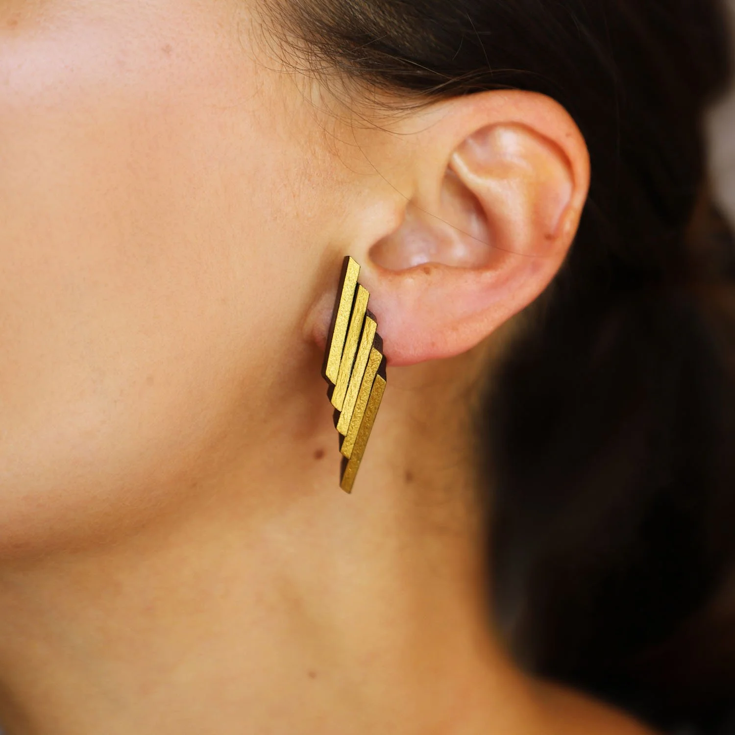 Flight-leather-earrings-black-gold-Tania-Clarke-Hall-detail.jpg