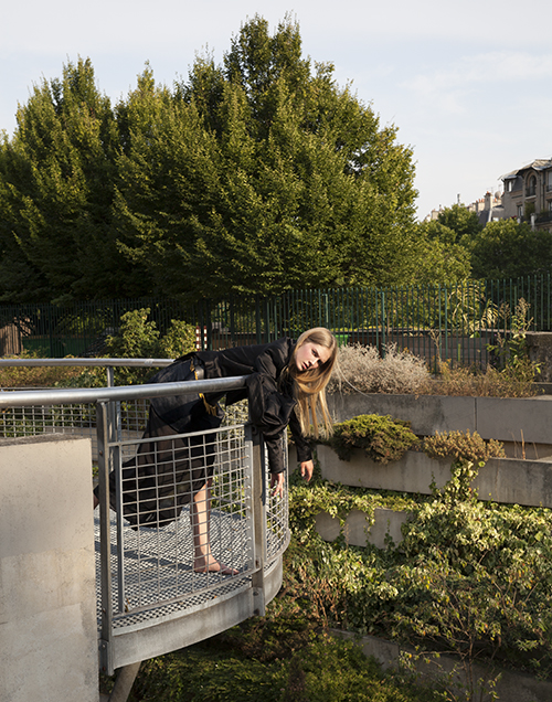 Jacket: Greta Constantine; Leather Belt: Zana Bayne