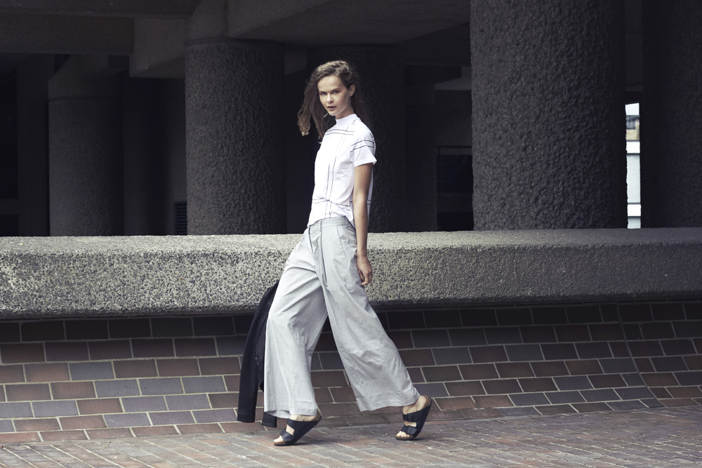 Top and Trousers: ASOS; Jacket: The Kooples