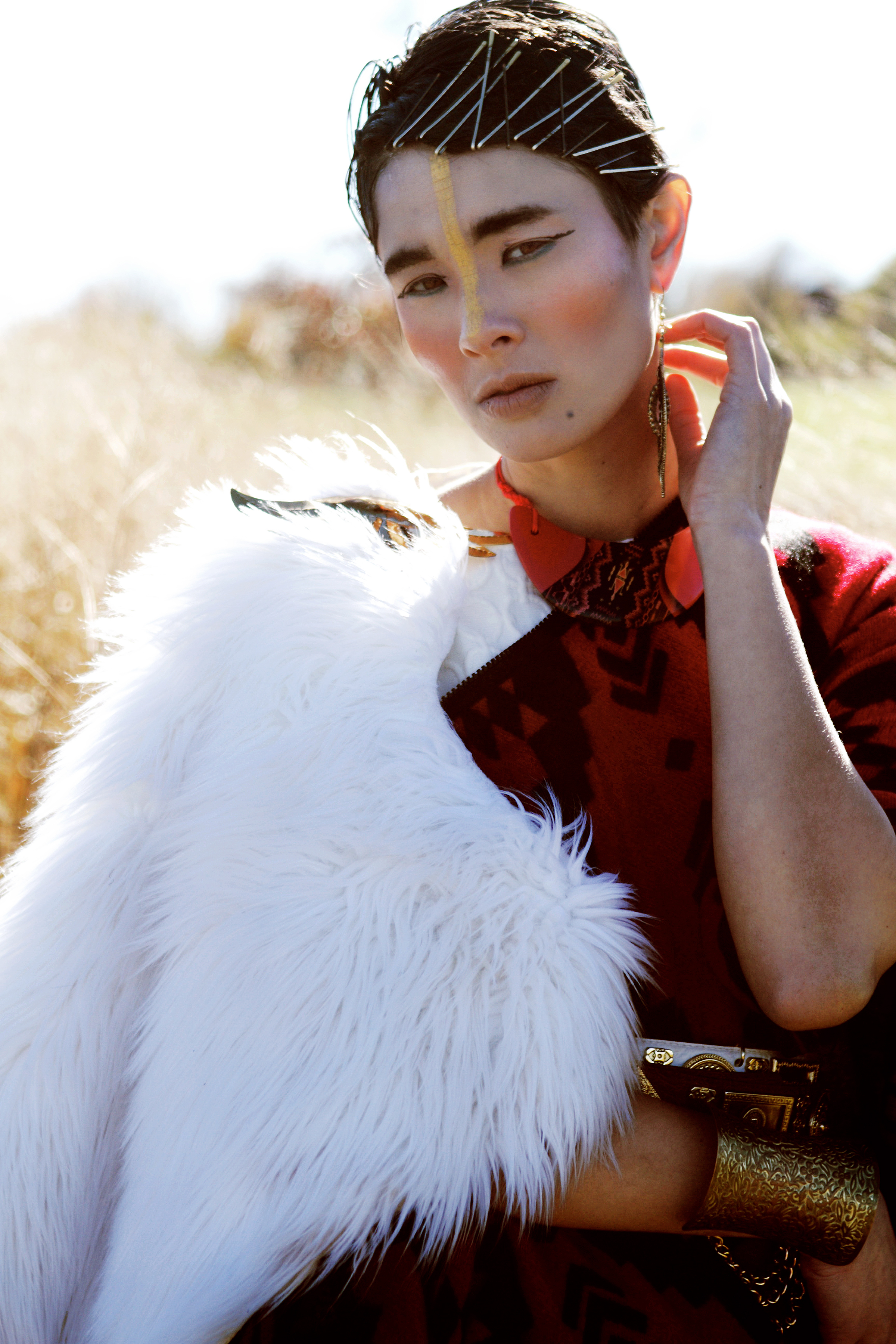 Dress by Teranchula and Poncho by Ke Collection