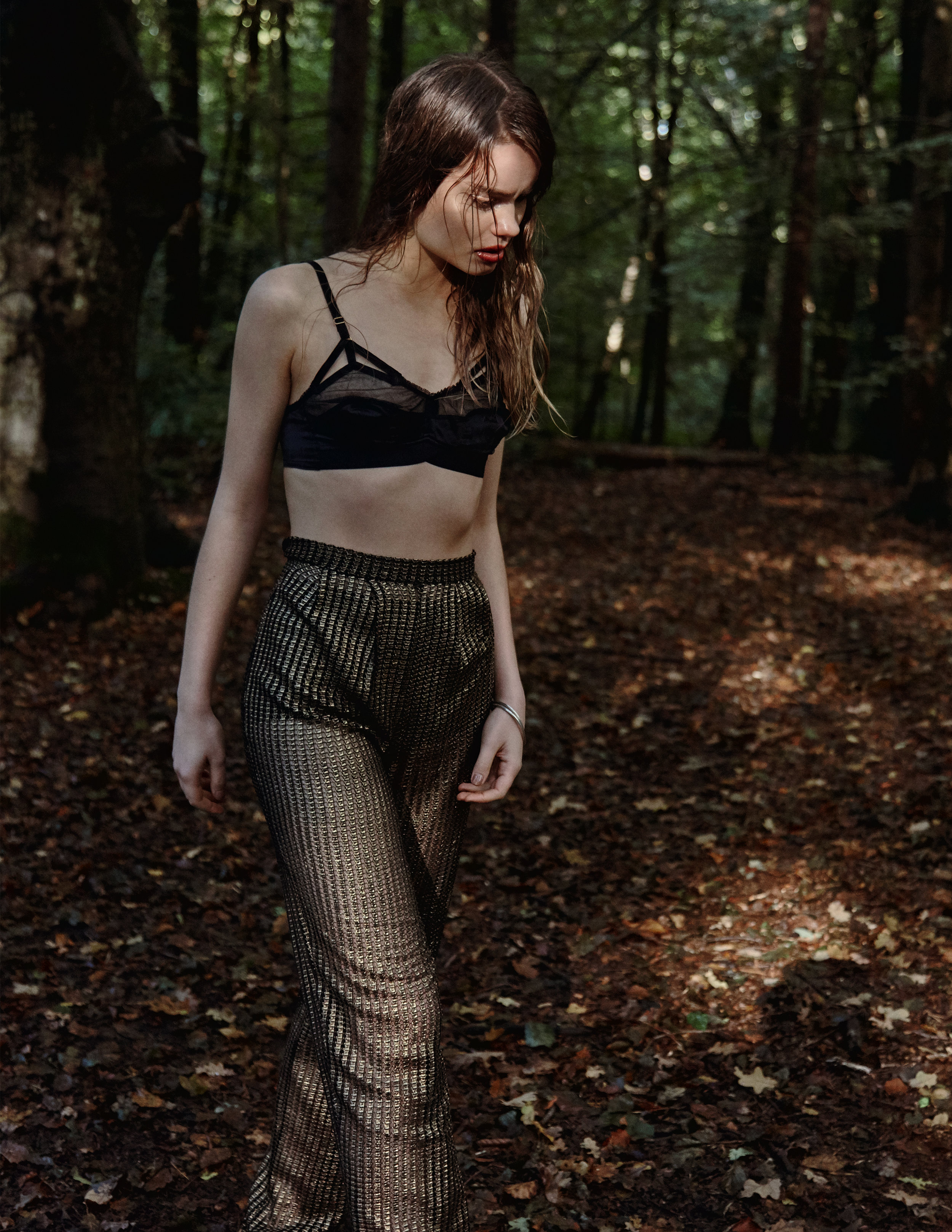 Bra: Araks; Trousers: Cruz Bueno; Bracelets: Dinny Hall