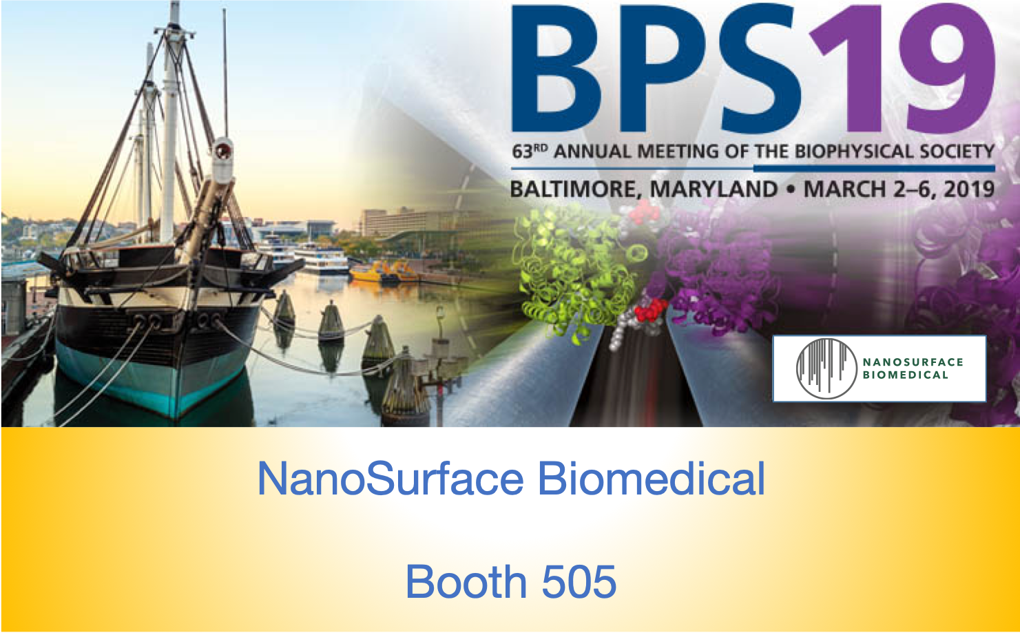 We are at Biophysical Society 2019! Booth 505