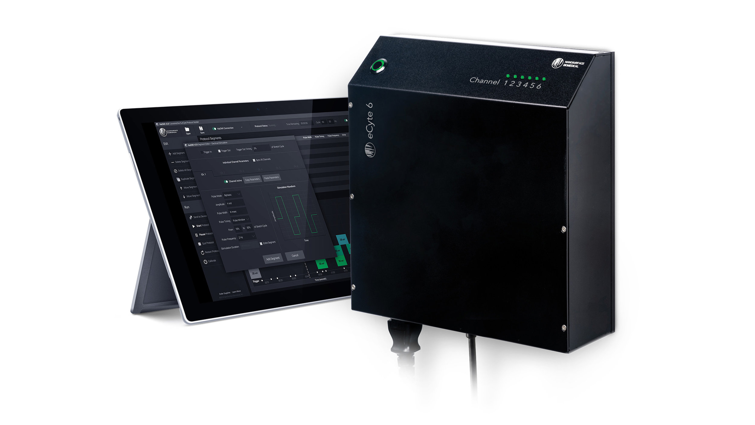 eCyte 6 Electrical Stimulation System with NaOMI UI