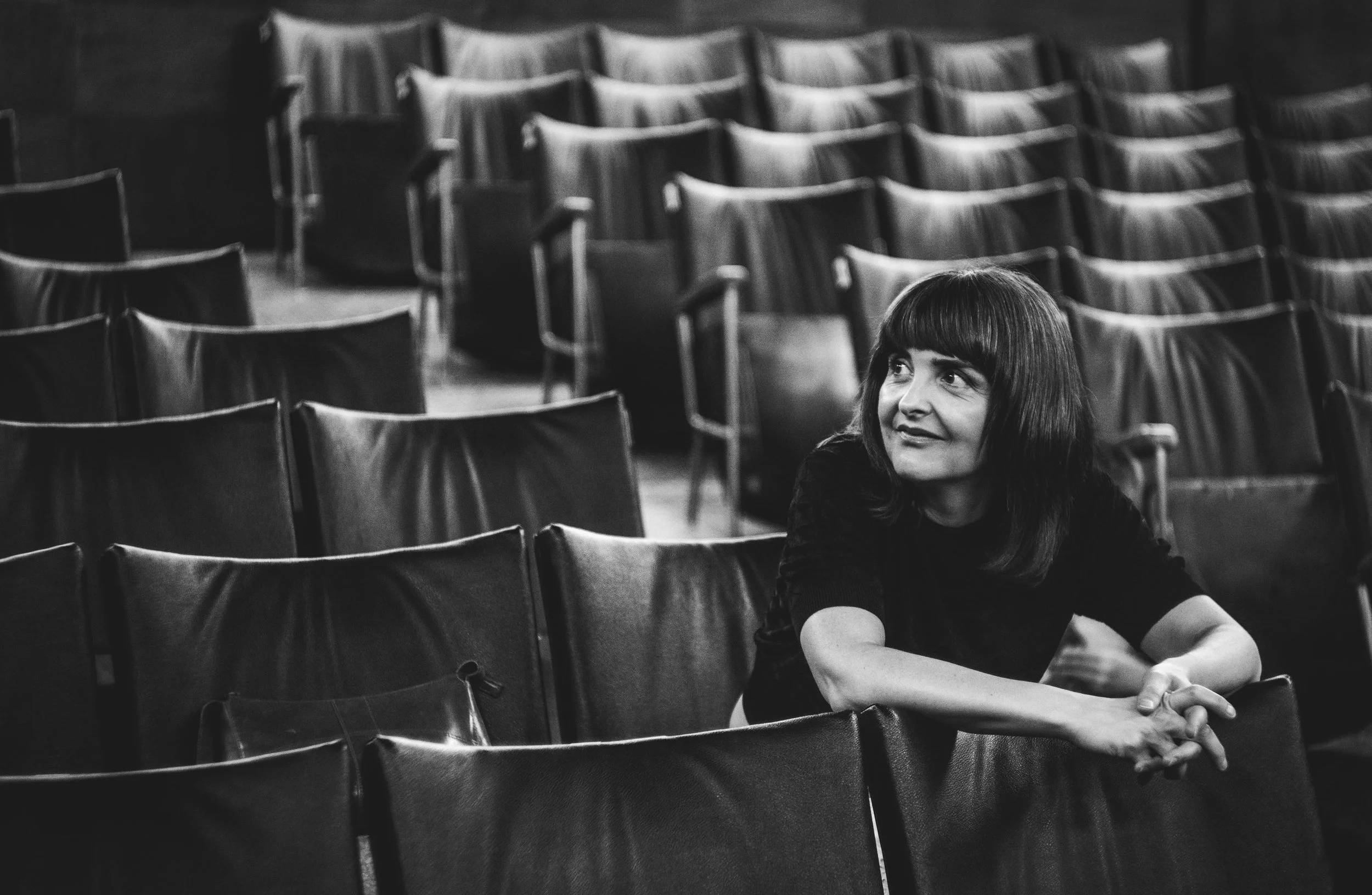 In between takes on short film, Courted. Photo by Alex Fountain.