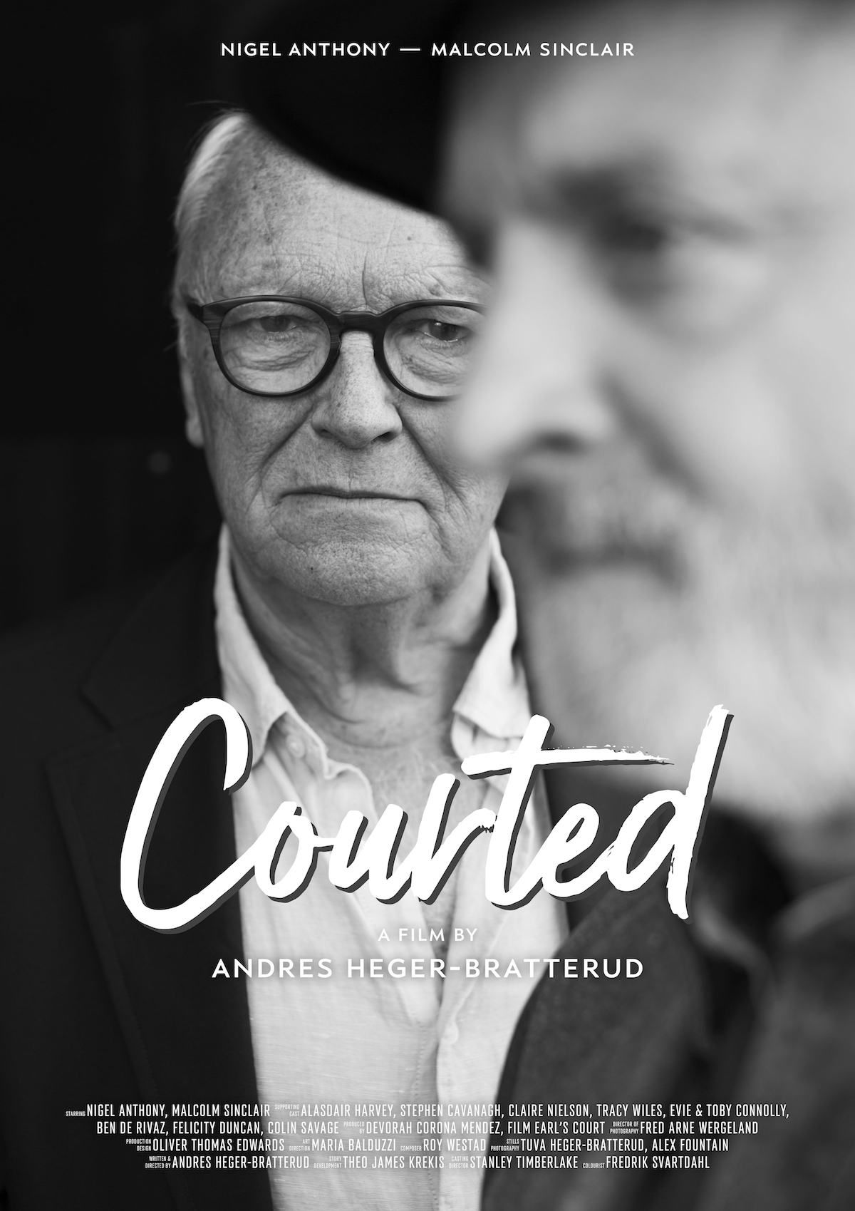 October 2017 - First poster for short film COURTED directed by Andres Heger-Bratterud premiering at The Earls Court Film Festival on 27th October.