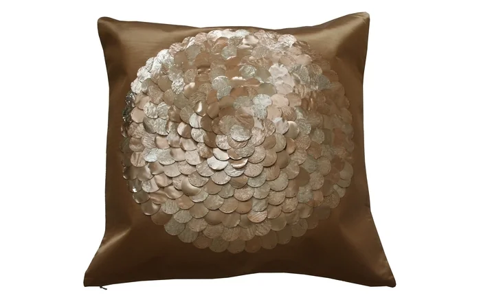 Sequin Copper Cushion