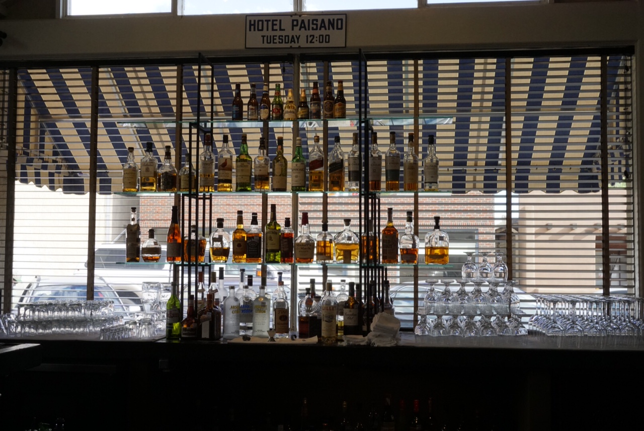 The bar at Hotel Paisano - Maybe james dean drank here
