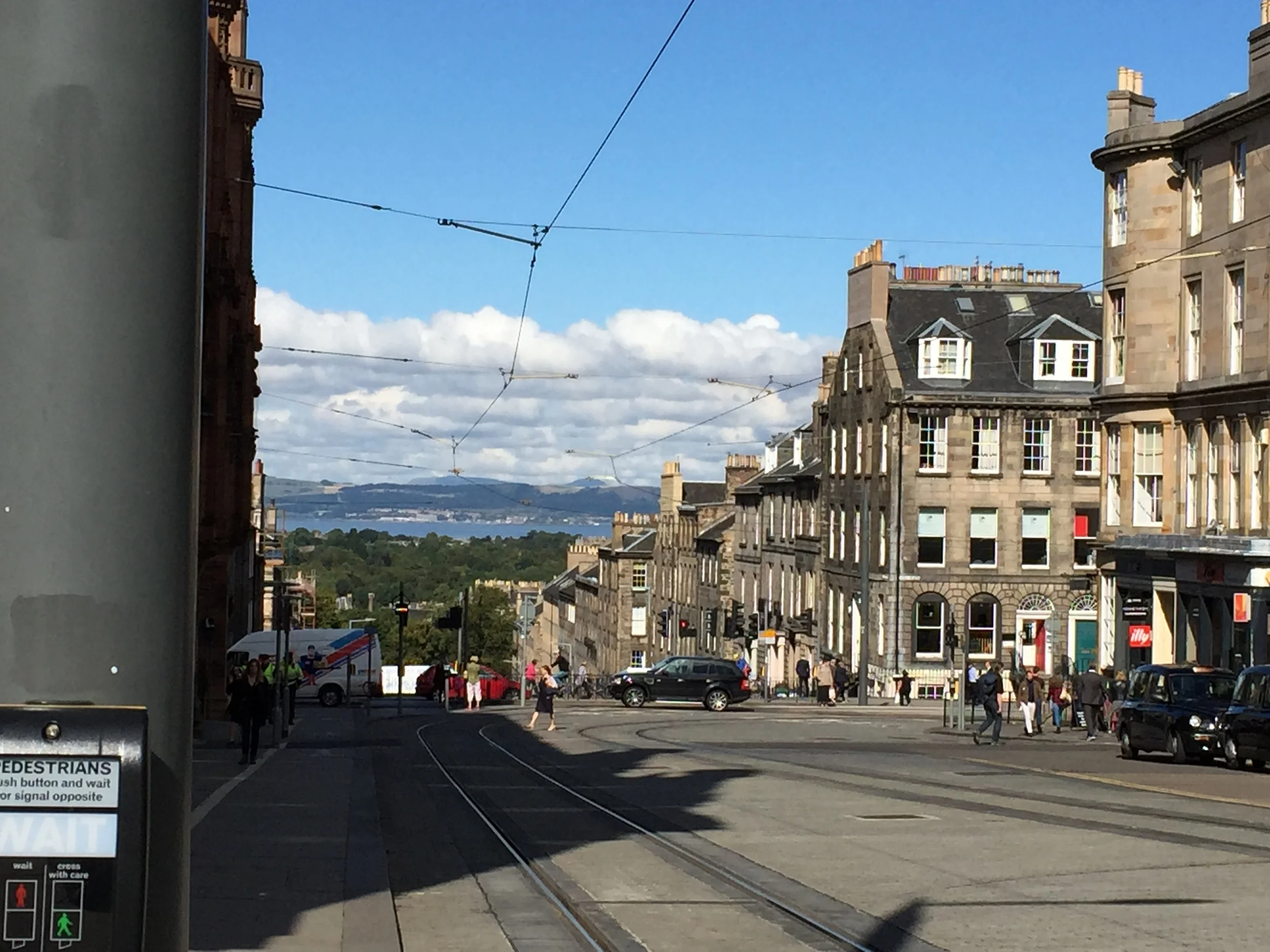 From certain places, Edinburgh reminds me of San Francisco.