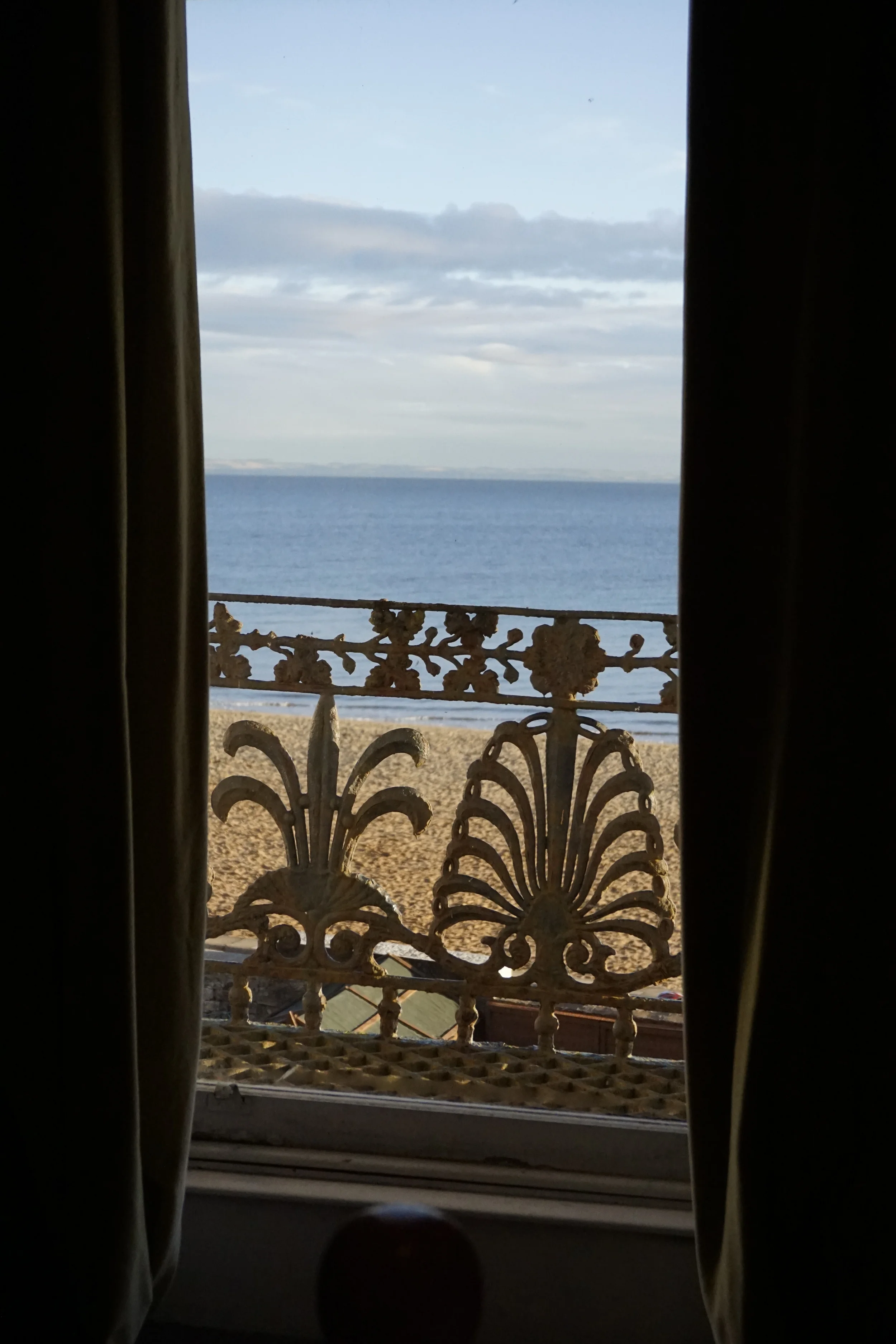 View from the bed
