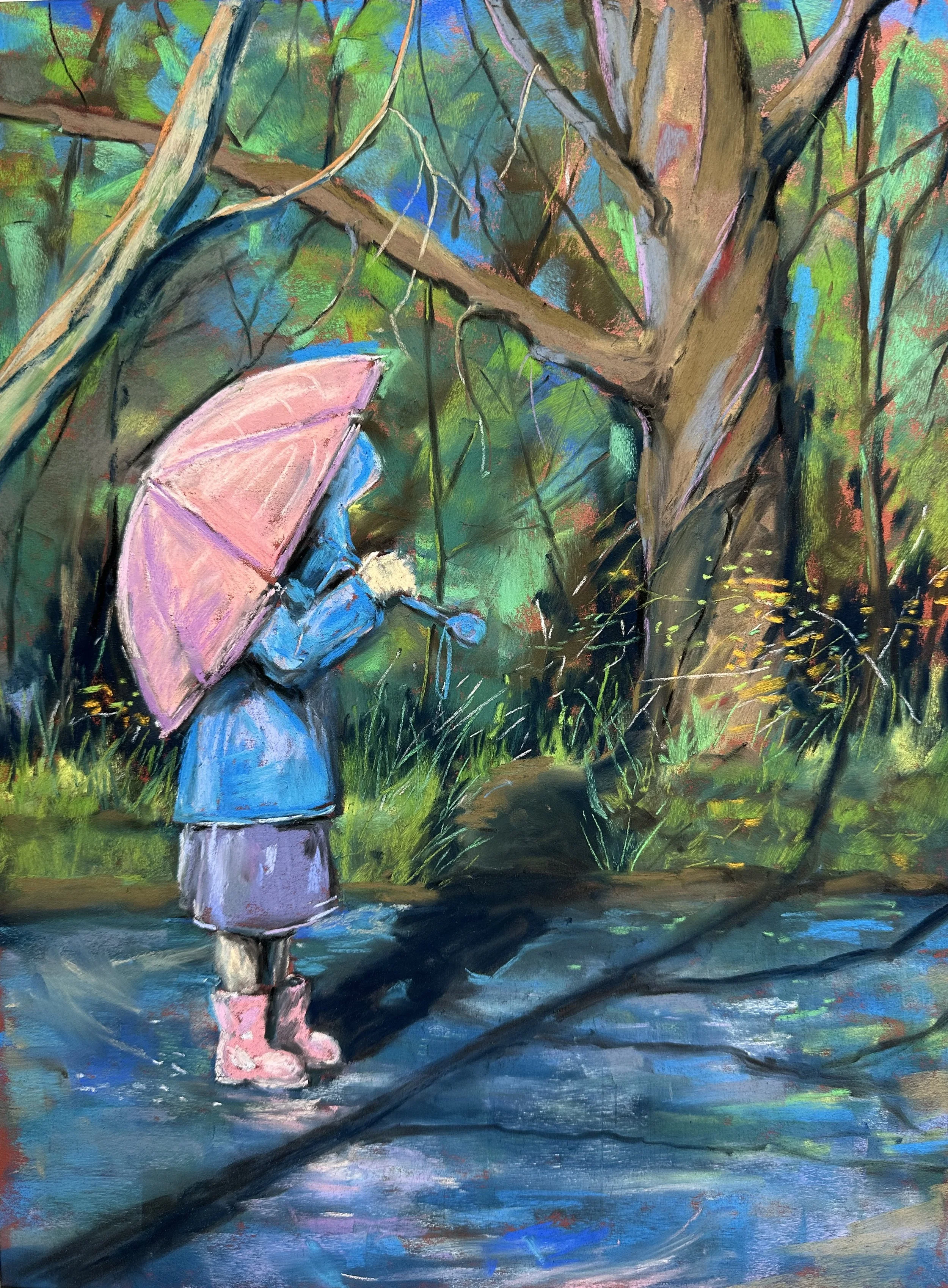 Path and Puddle Ponderer_\Madeline 12x16.jpeg