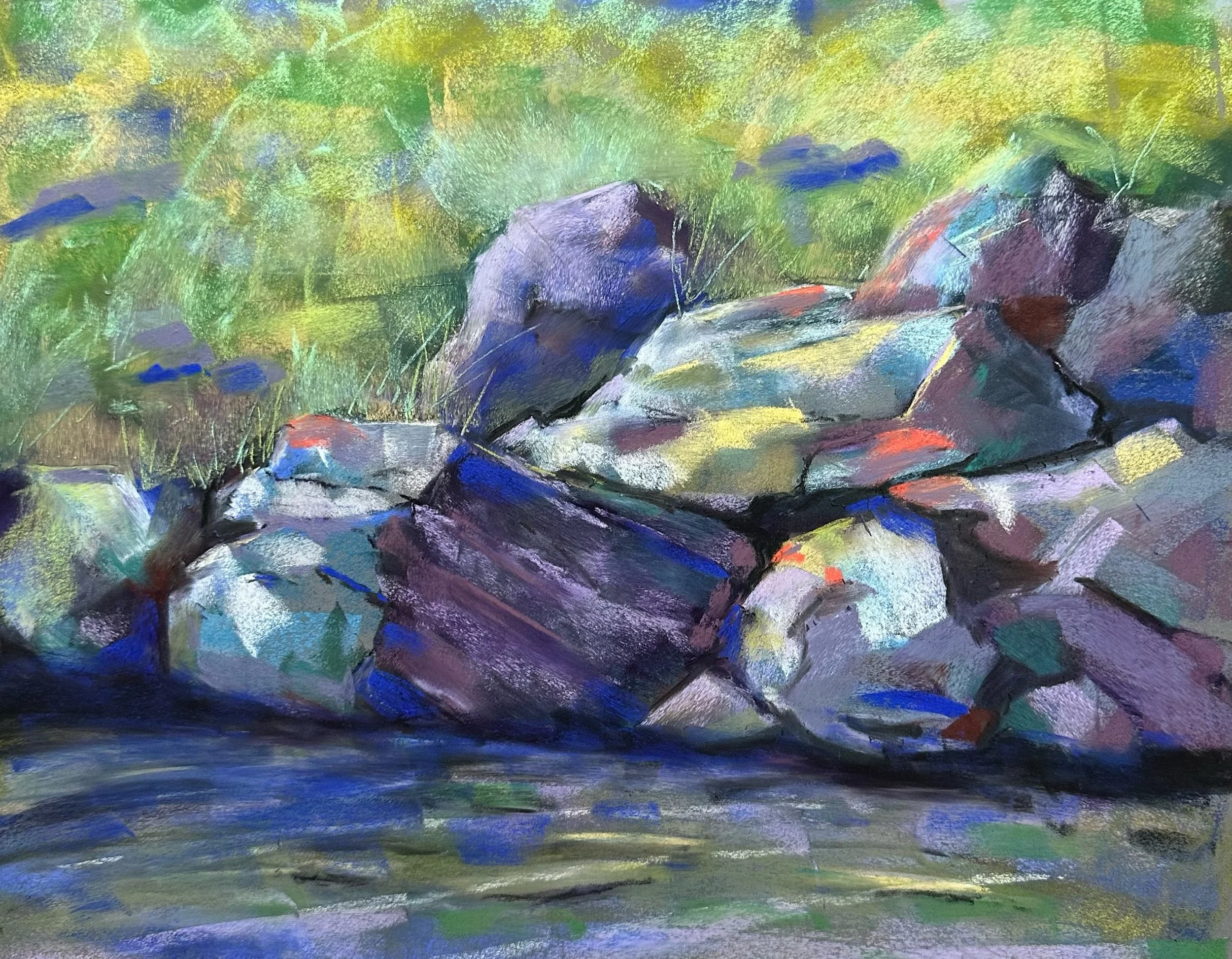 Rocks Admire the Sky (McDonald Creek)