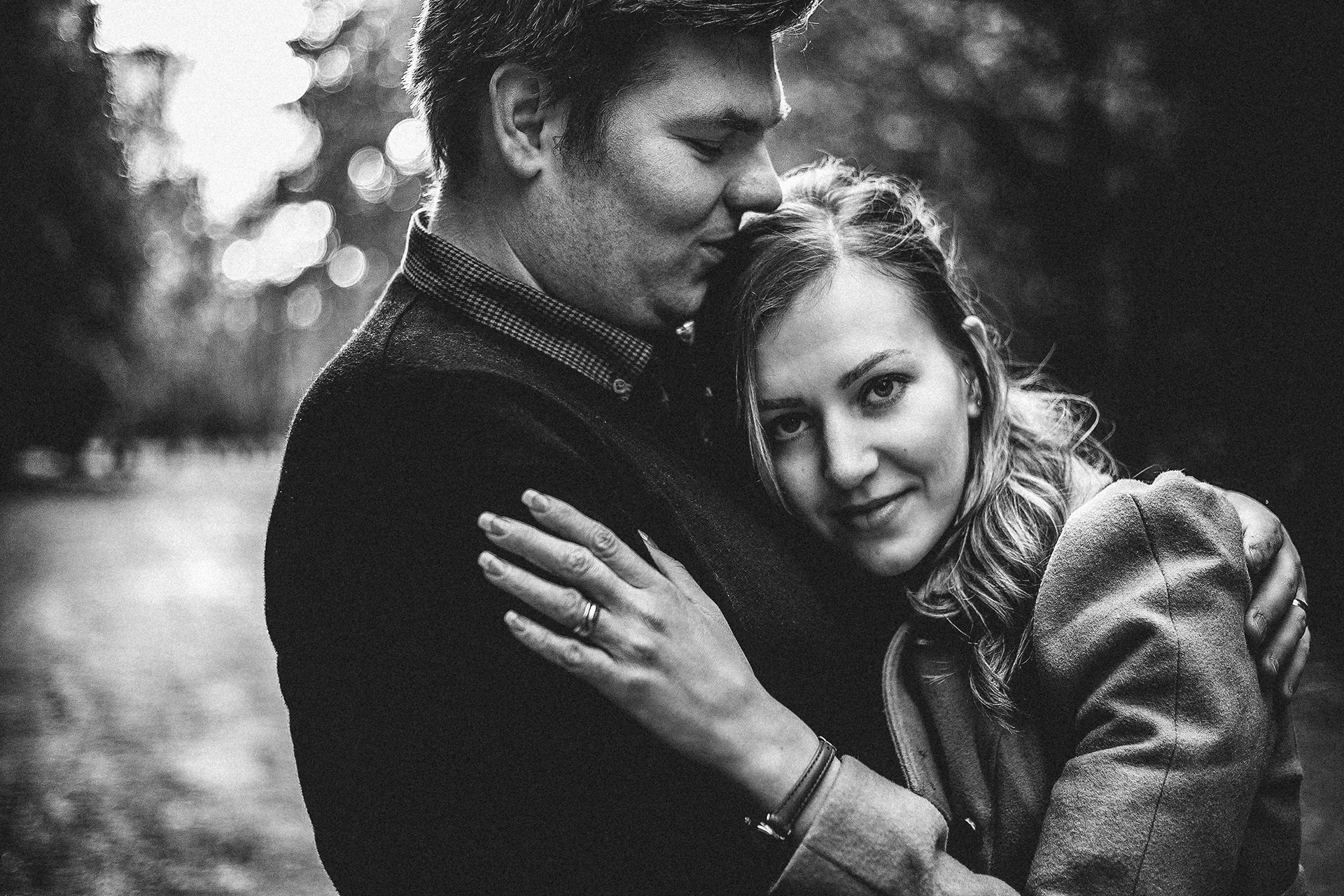 Iain and Jayne take a moment at the end of their family photo booking.. Sandringham Park