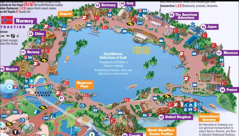 Disney World Showcase Map World Showcase — Try The Beverly, It's Delicious.. (Blog) — 999 Spyglass